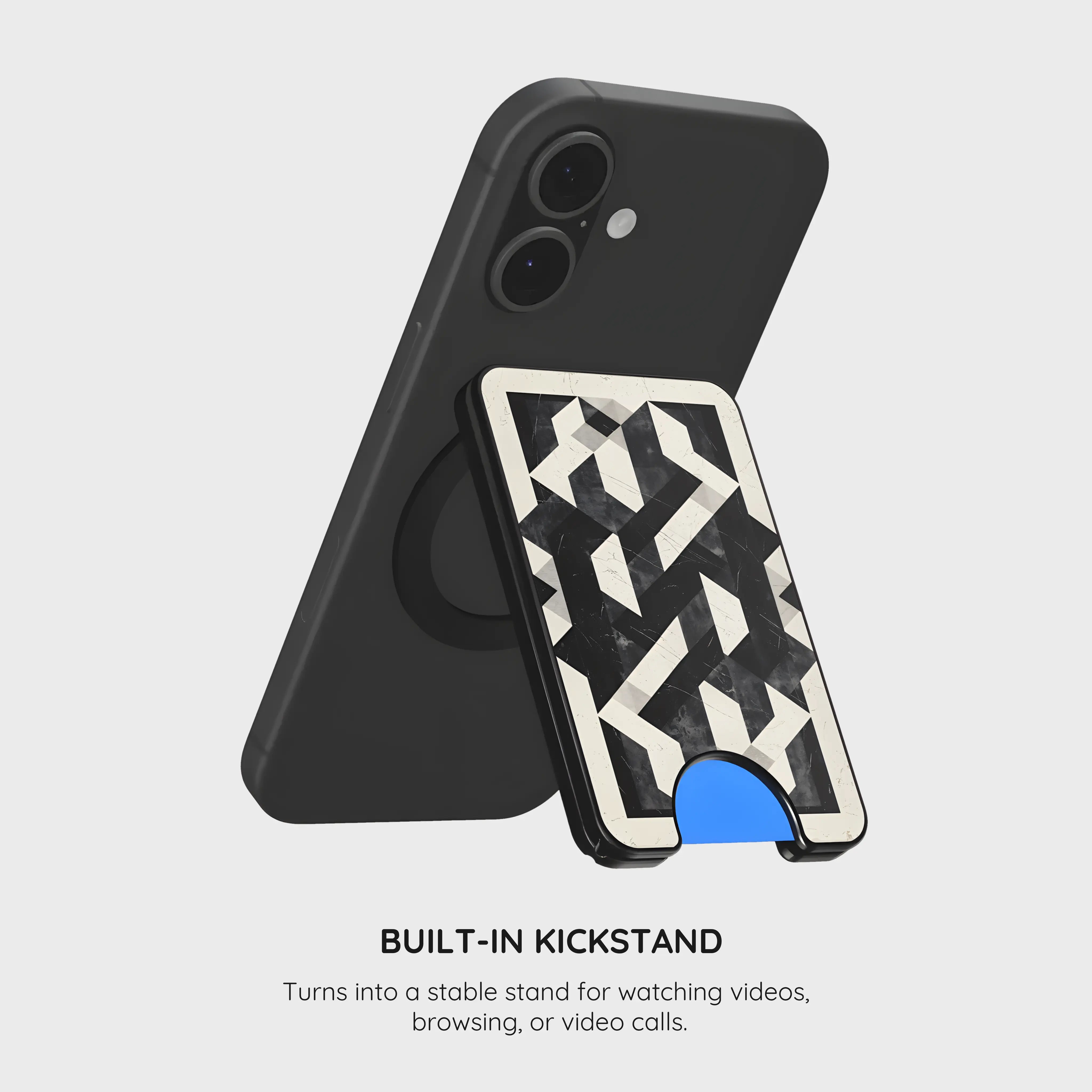 Minimalist Harmony - Magnetic Wallet & Stand
