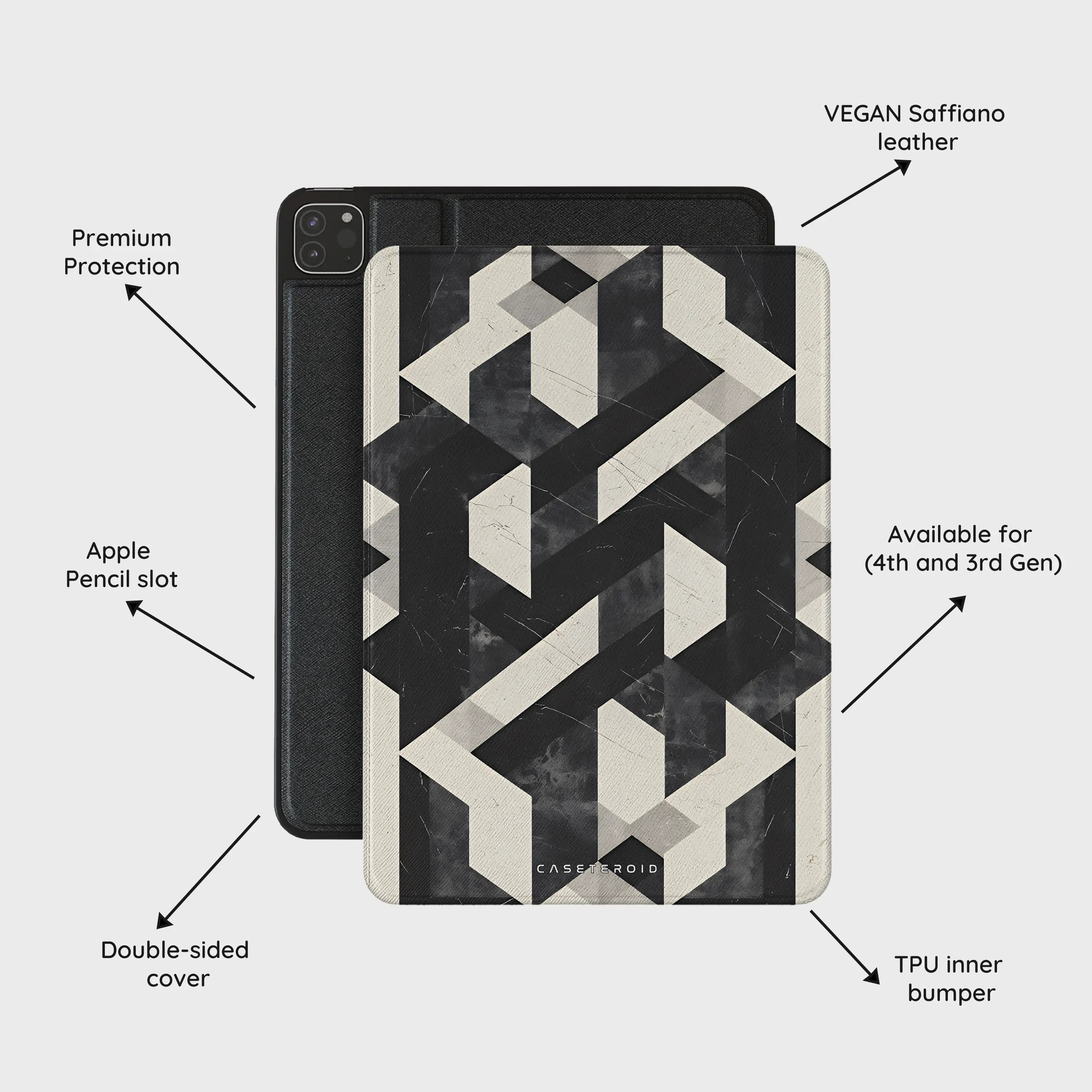 Minimalist Harmony - iPad Pro 12.9 (4th/3rd Gen) Case