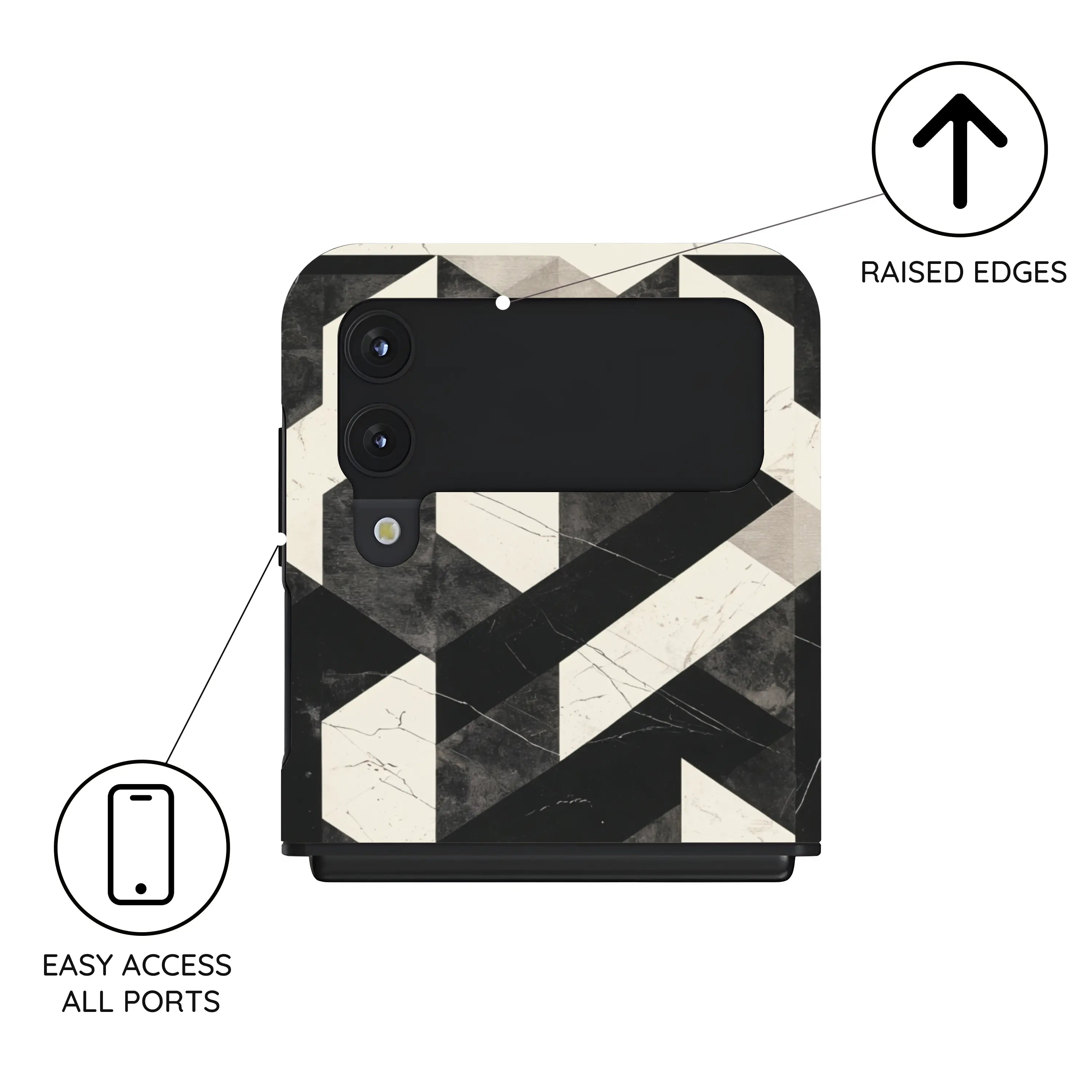 Minimalist Harmony - Samsung Galaxy Z Flip 4 Case