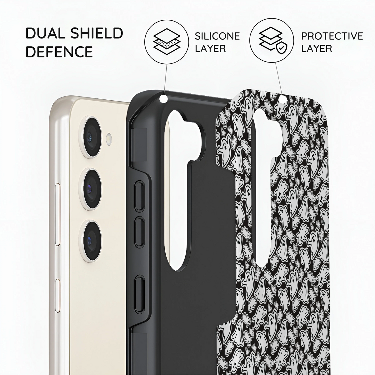 Monochrome Mayhem - Samsung Galaxy S23 Case