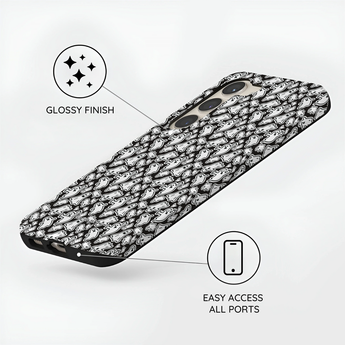 Monochrome Mayhem - Samsung Galaxy S23 Case