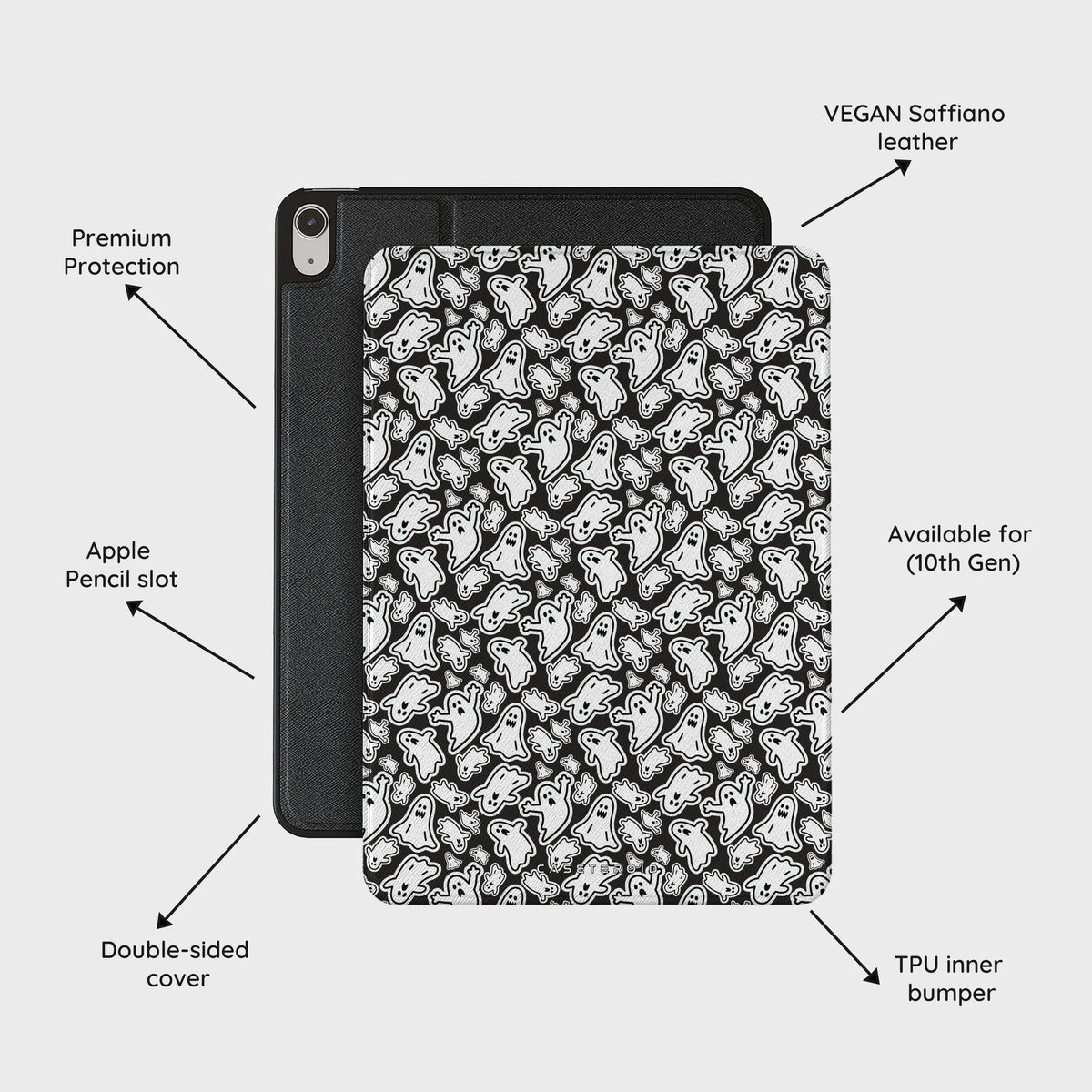 Monochrome Mayhem - iPad 10.9 (10th Gen) Case
