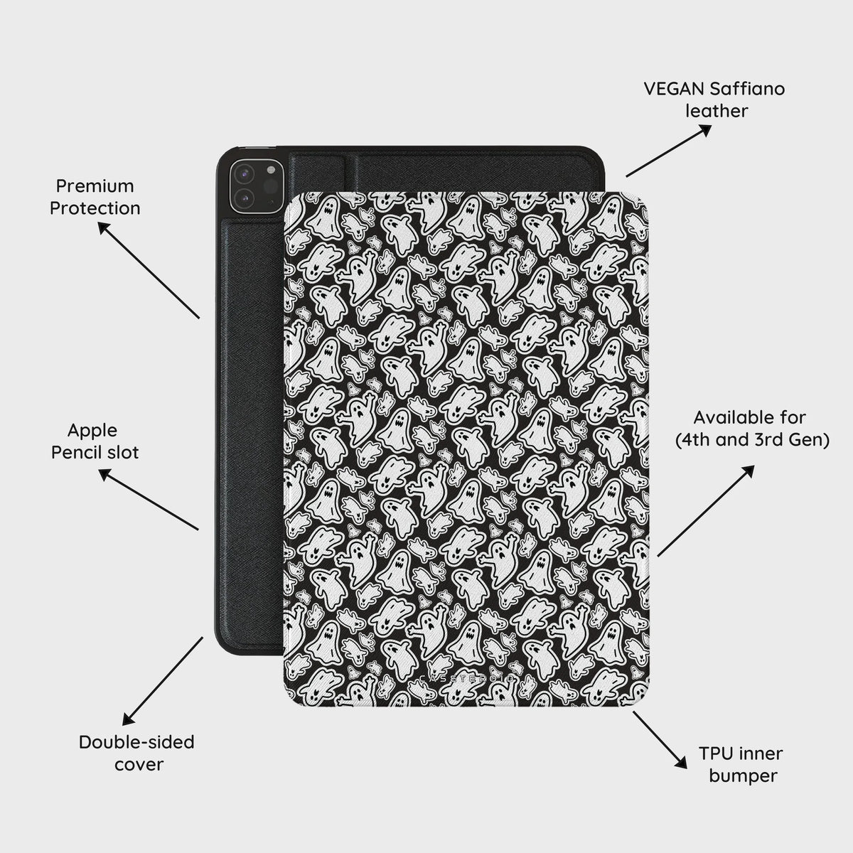 Monochrome Mayhem - iPad Pro 12.9 (4th/3rd Gen) Case