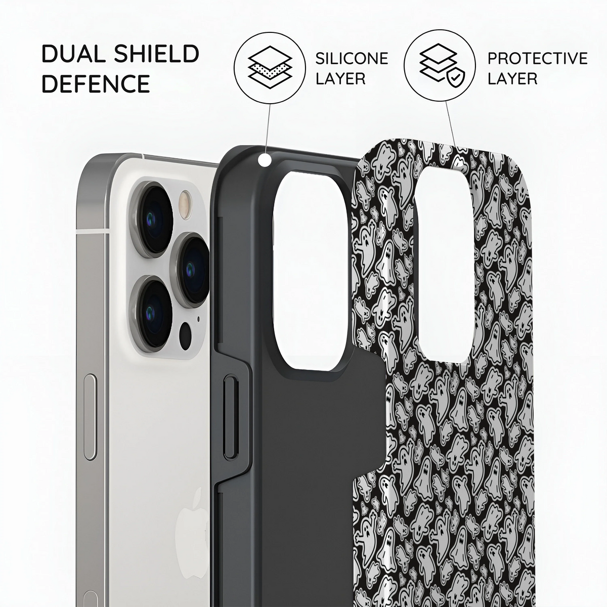 Monochrome Mayhem - iPhone 13 Pro Case