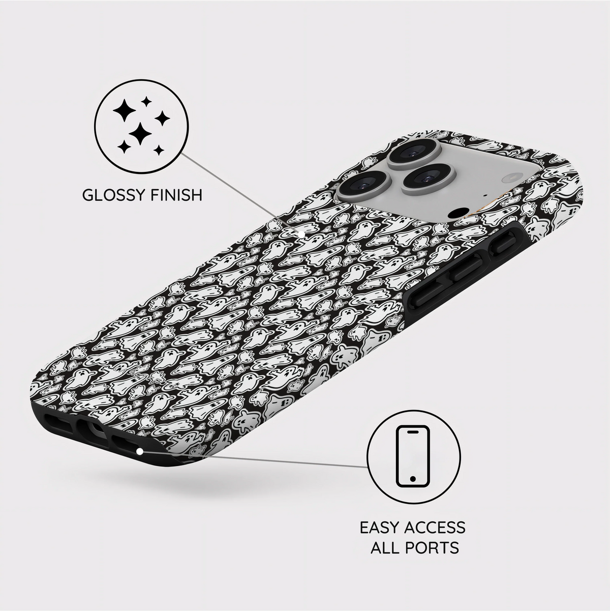 Monochrome Mayhem - iPhone 18 Pro Case