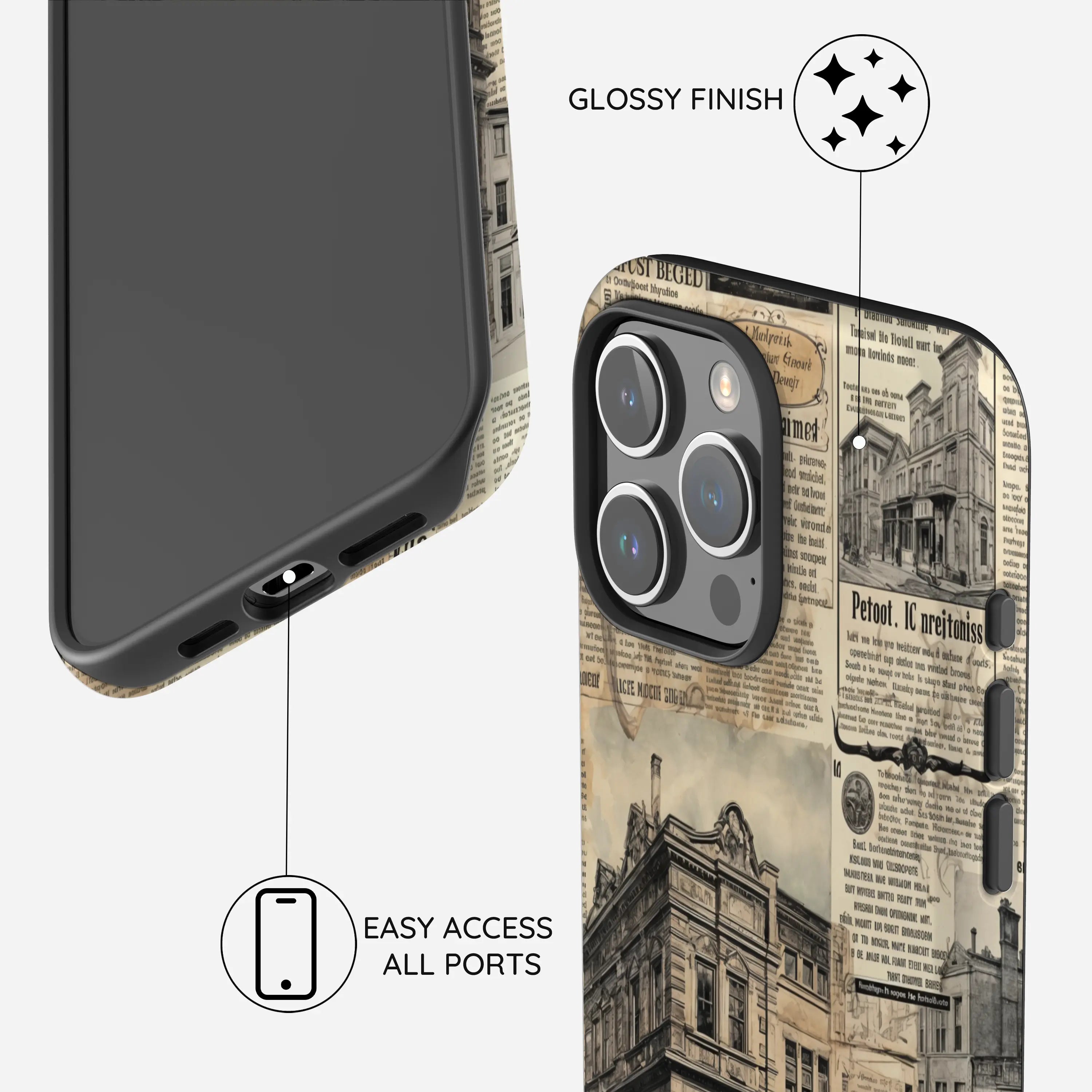 NewsBlend Impress - iPhone 15 Pro Case