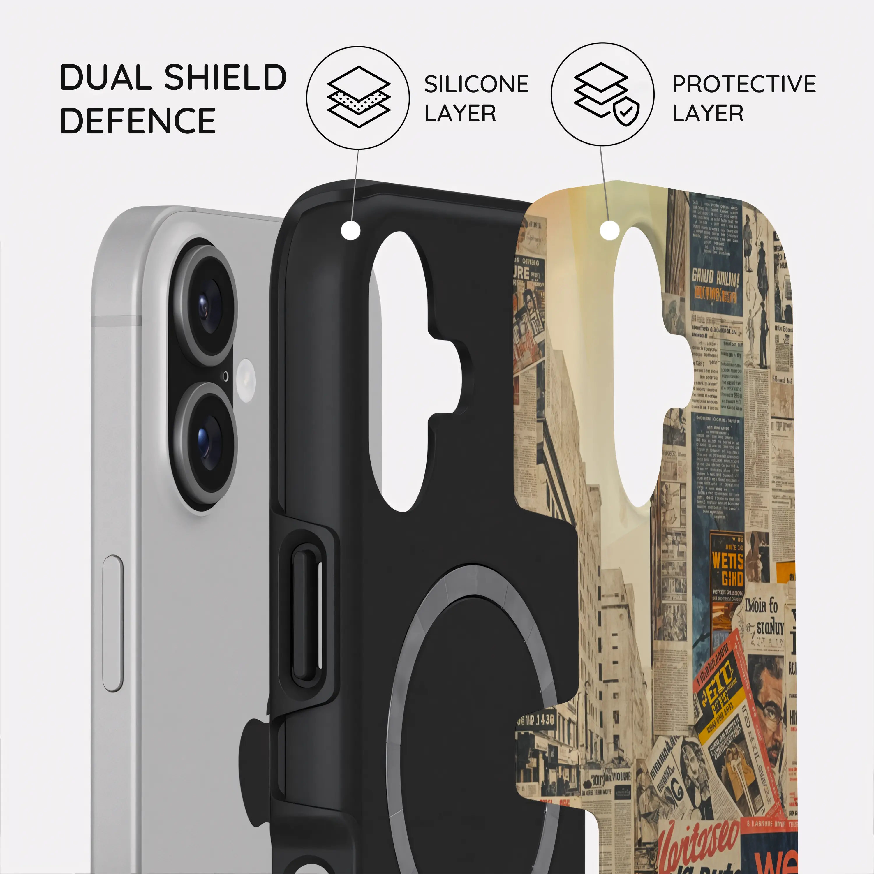 Newsprint Chronicles - iPhone 17 Case