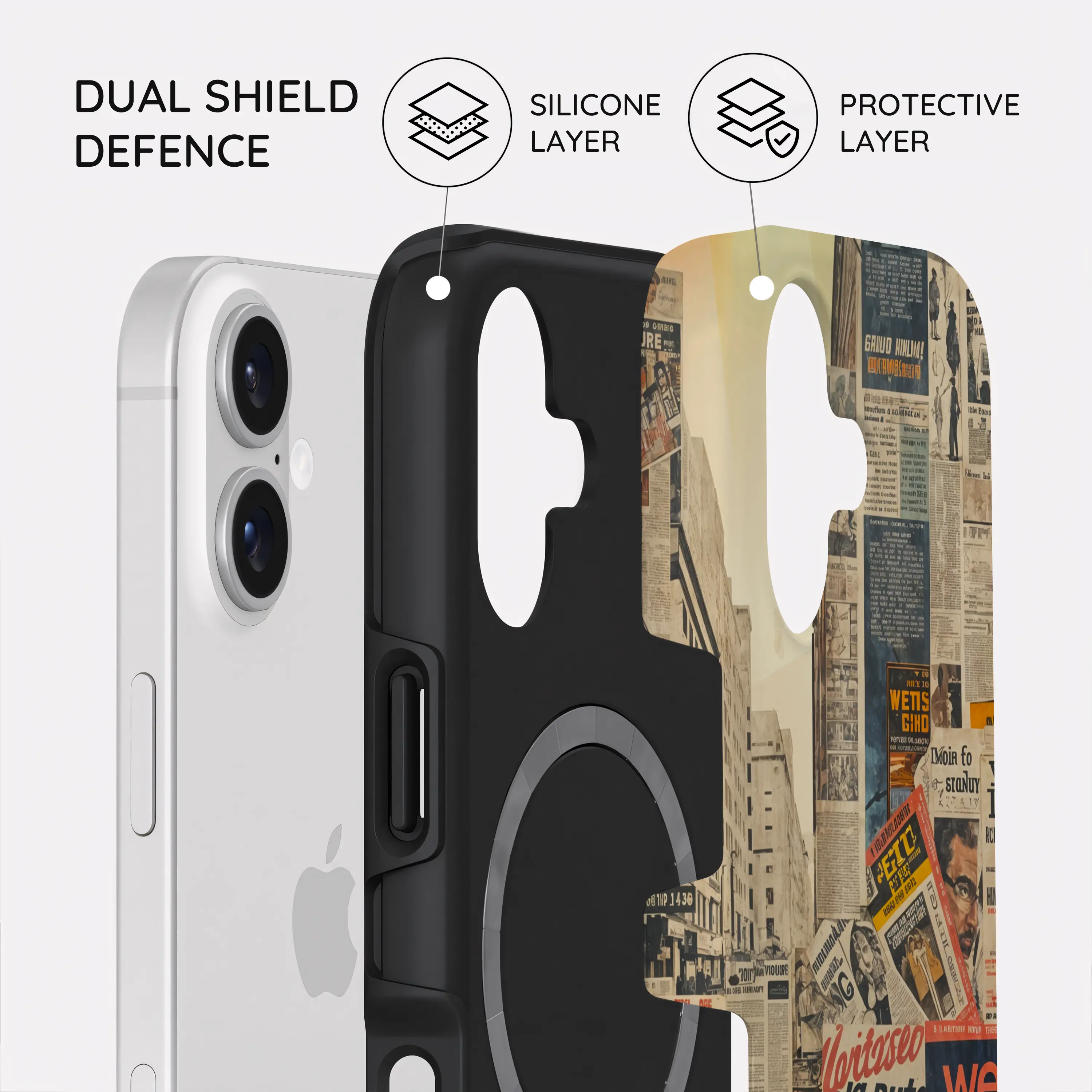 Newsprint Chronicles - iPhone 17 Case