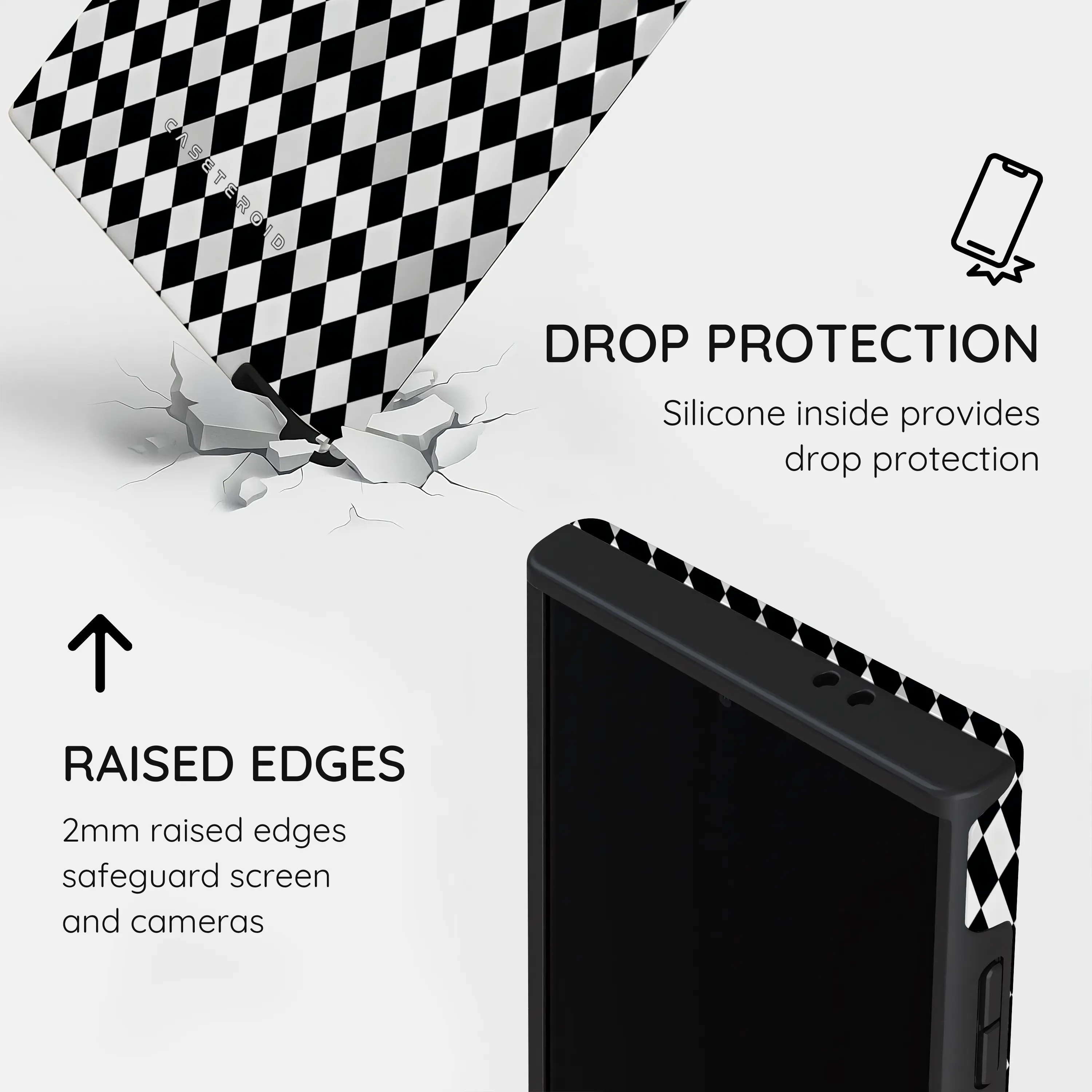 Noir Diamonds - Samsung Galaxy S24 Ultra Case