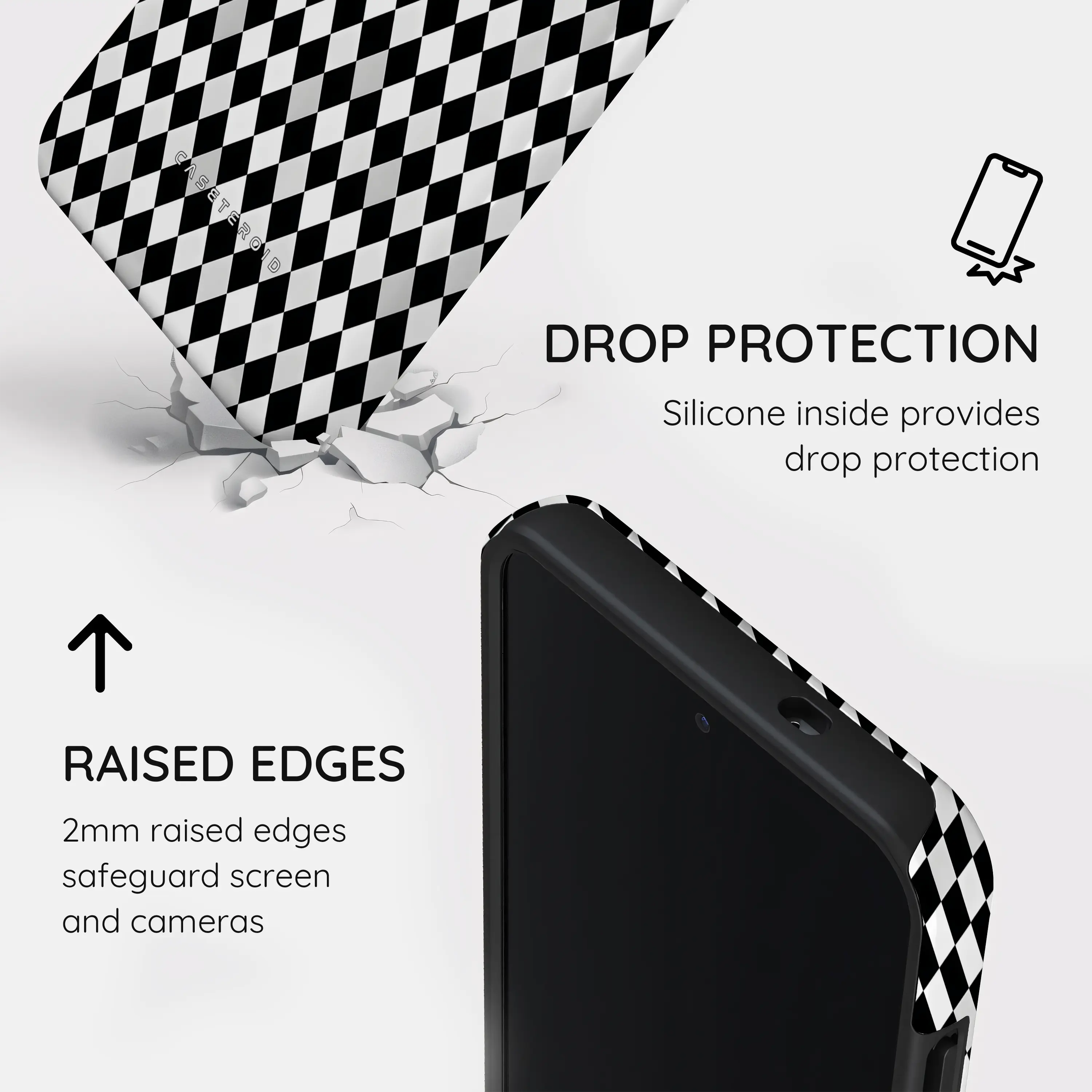 Noir Diamonds - Samsung Galaxy S25 Case