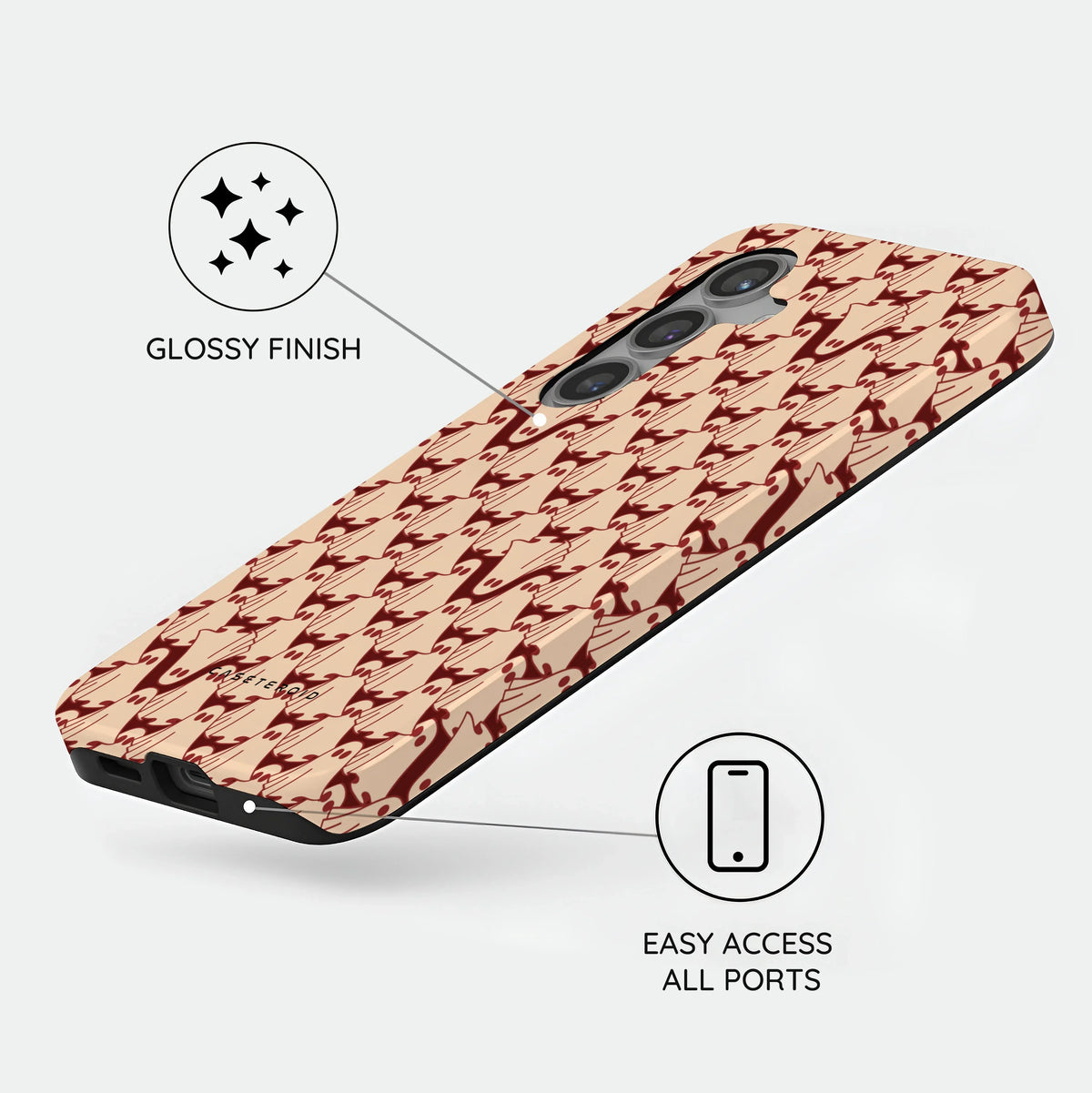 Oxblood Phantoms - Samsung Galaxy S24 Case