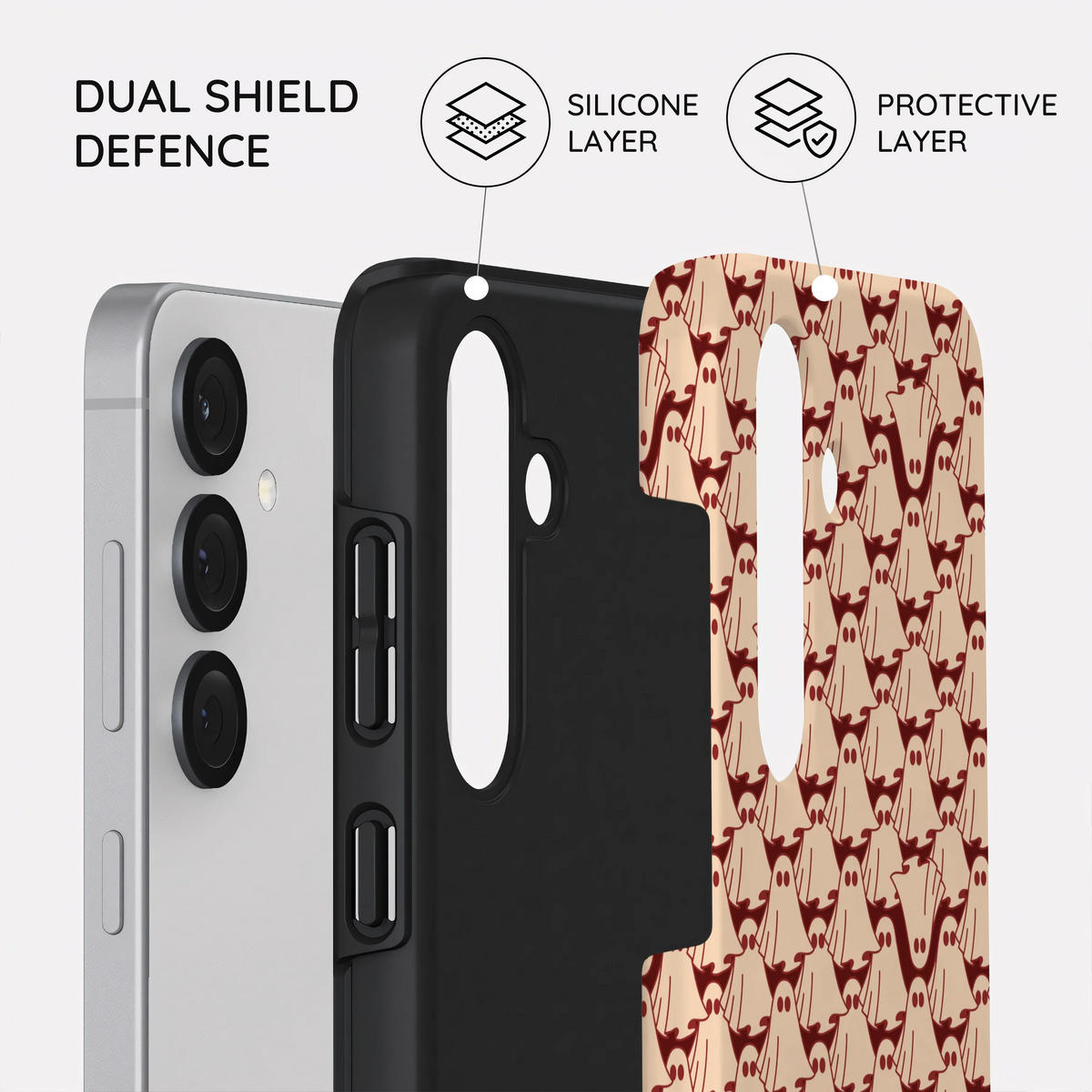 Oxblood Phantoms - Samsung Galaxy S25 Case