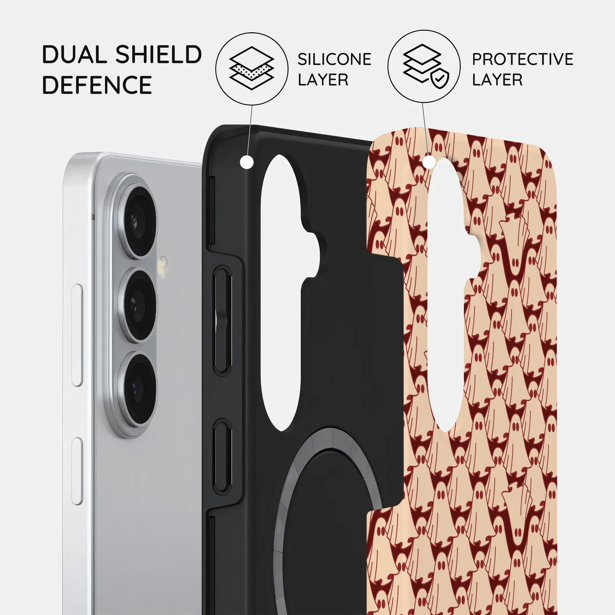 Oxblood Phantoms - Samsung Galaxy S26 Case