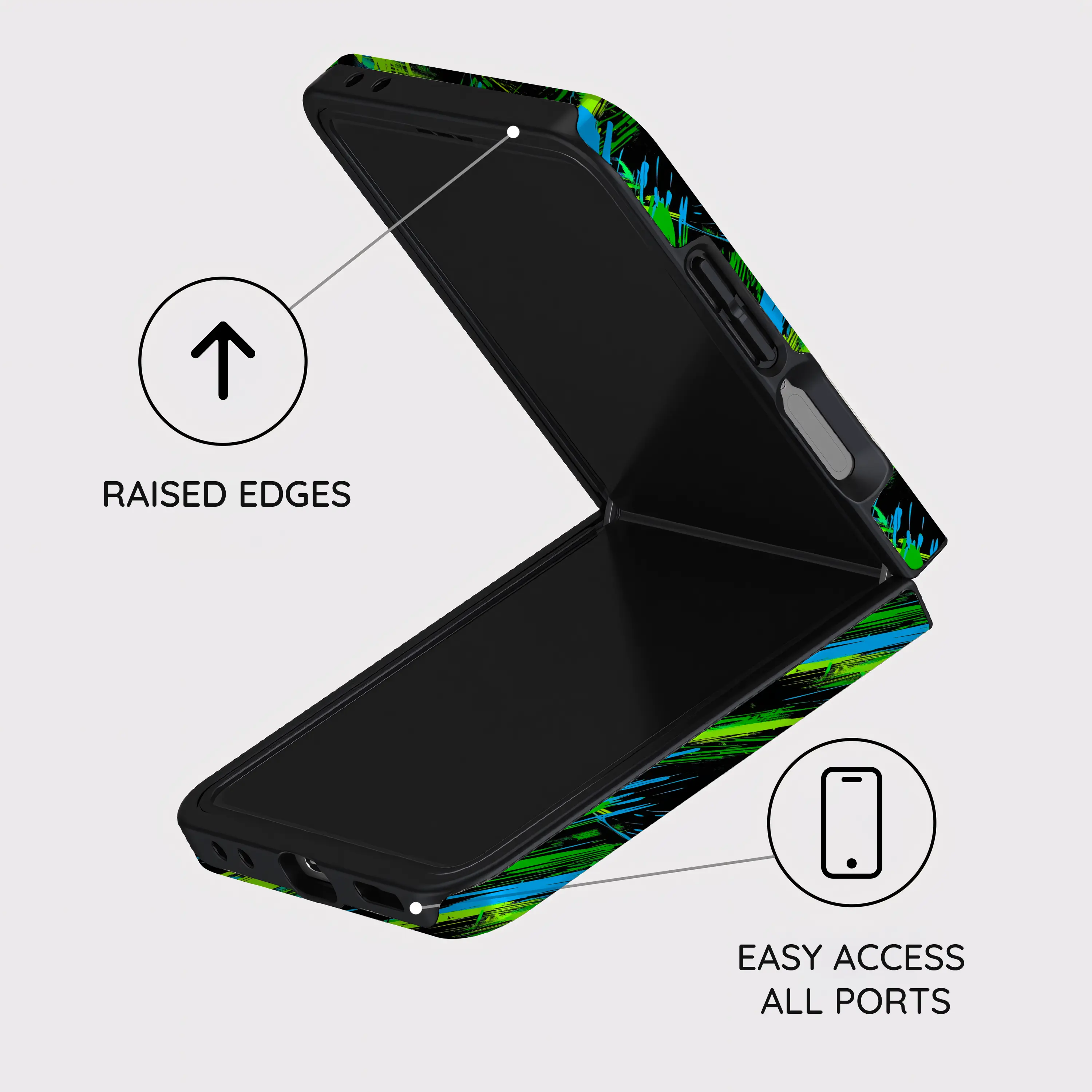 Paint Rush - Samsung Galaxy Z Flip 7 Case