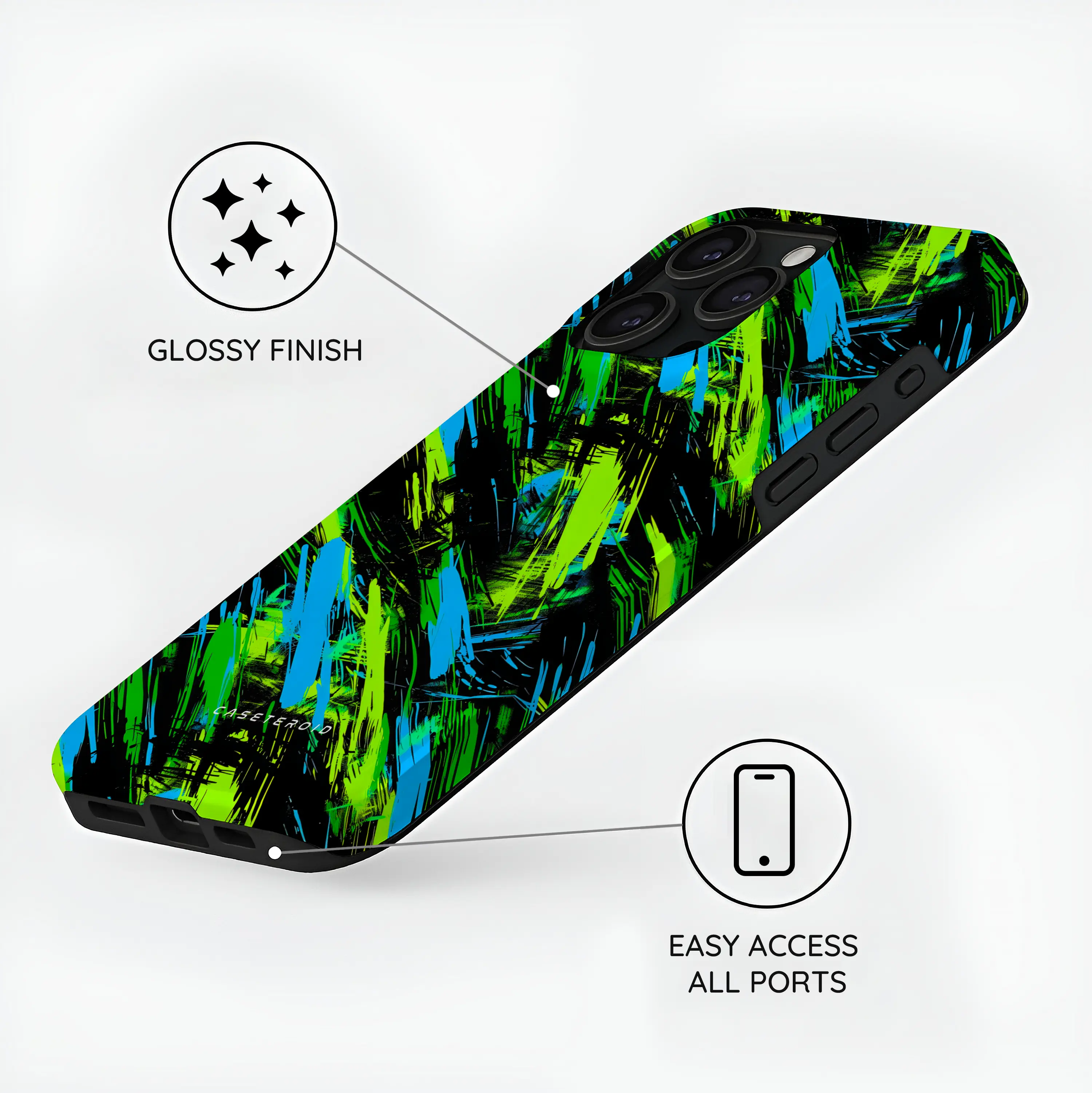 Paint Rush - iPhone 15 Pro Max Case