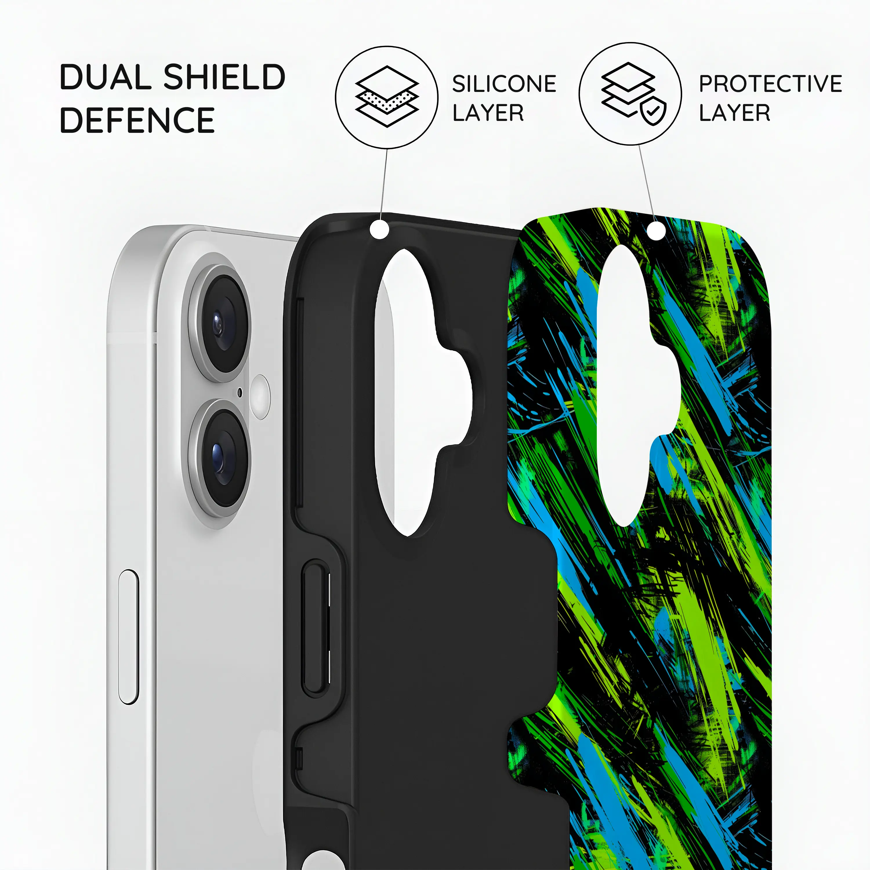 Paint Rush - iPhone 16 Plus Case
