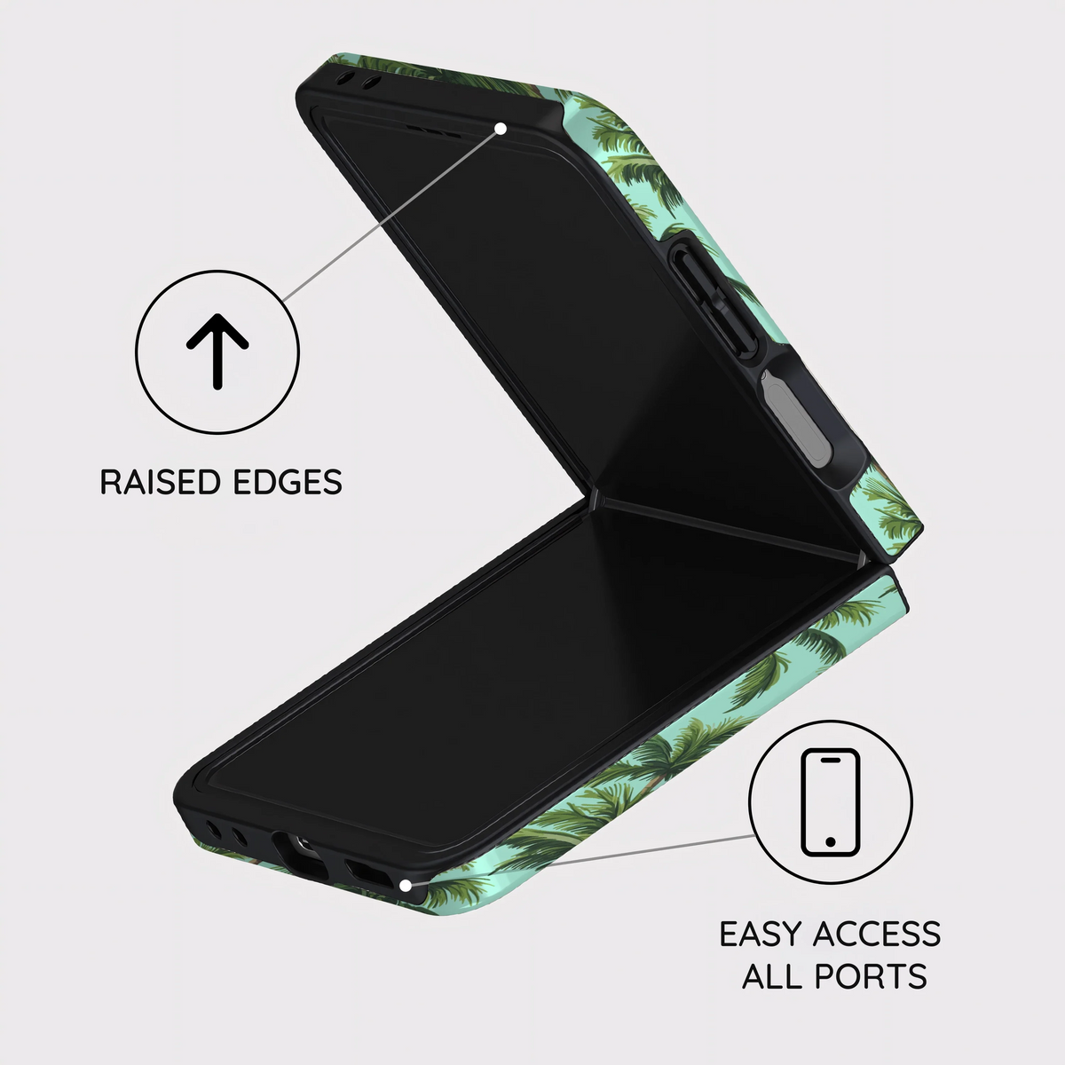 Palm Paradise - Samsung Galaxy Z Flip 8 Case