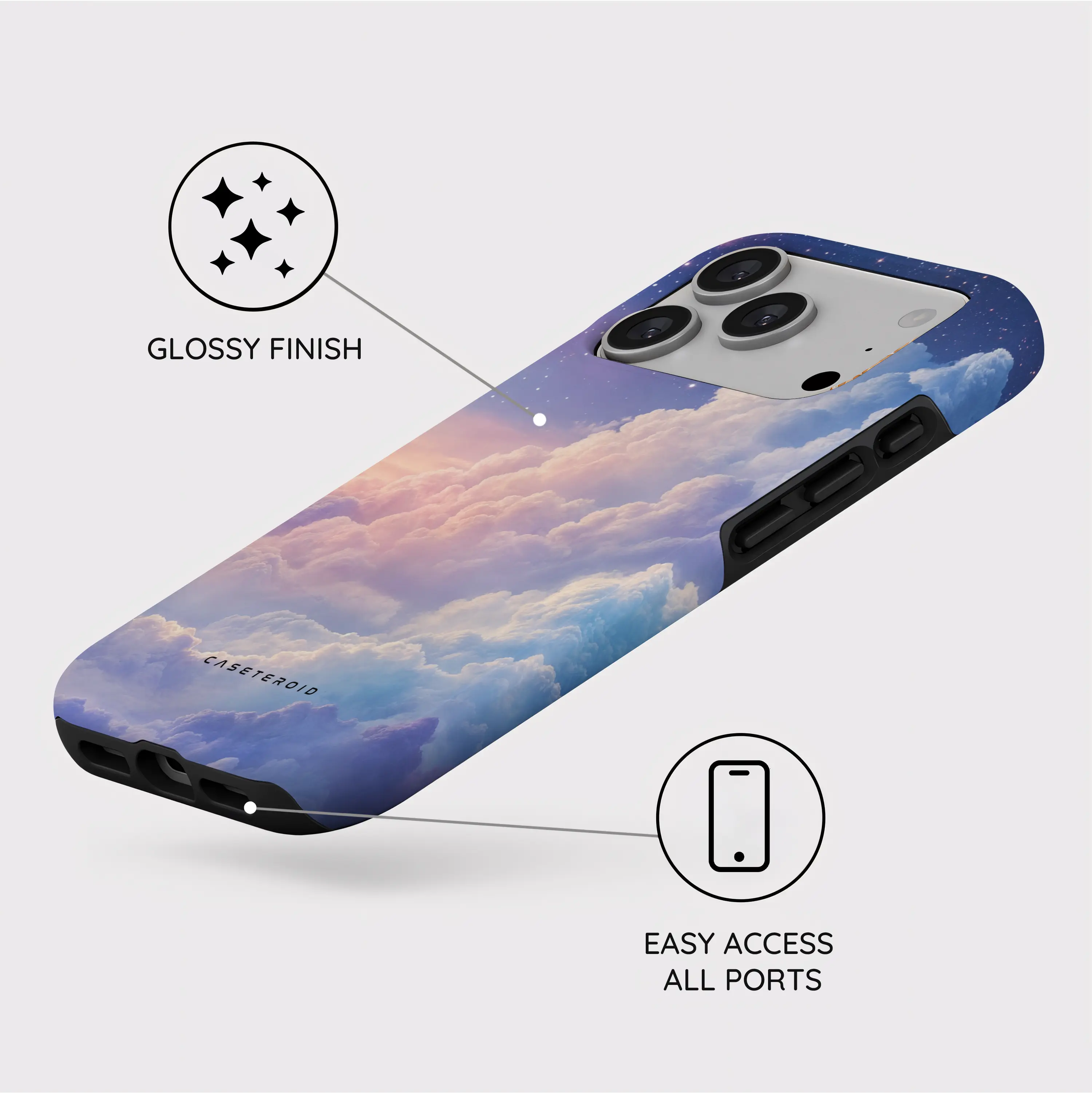 Pastel Dreamscape - iPhone 17 Pro Case