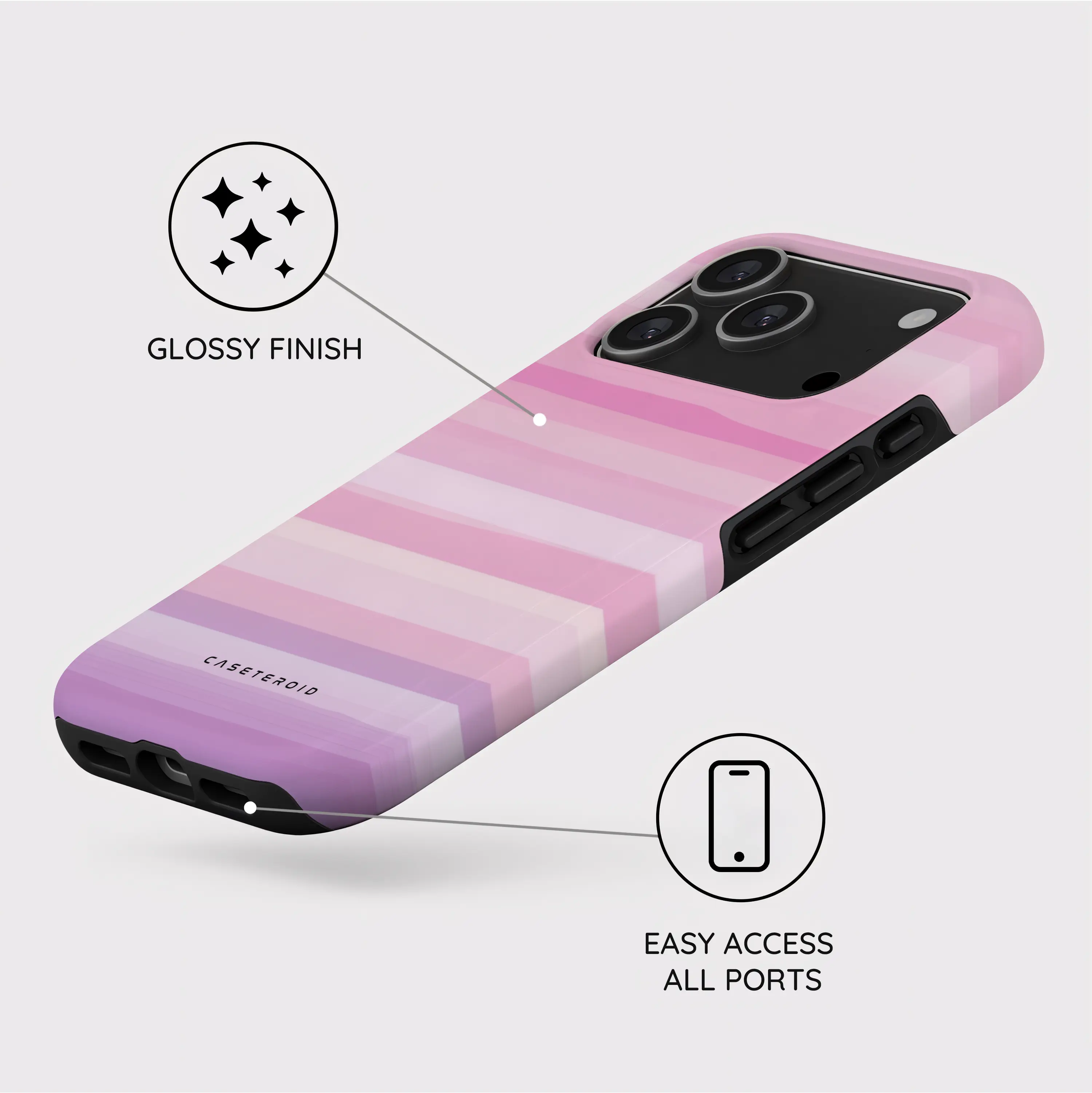 Pink Twilight - iPhone 17 Pro Case