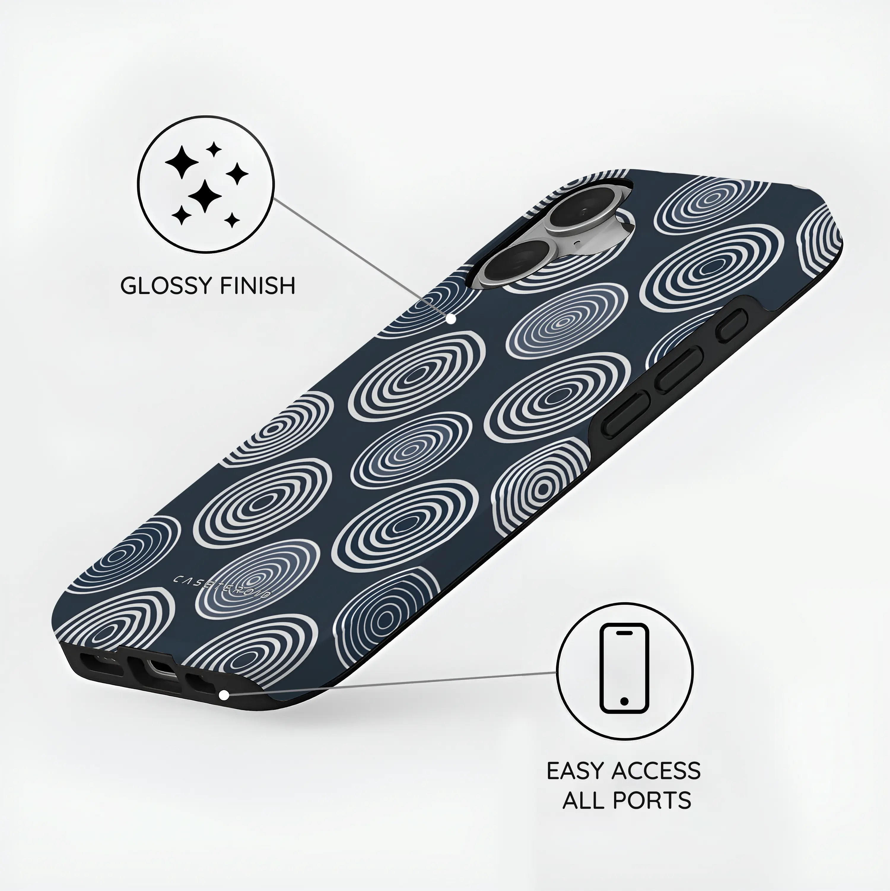 Pulse Rings - iPhone 16 Case