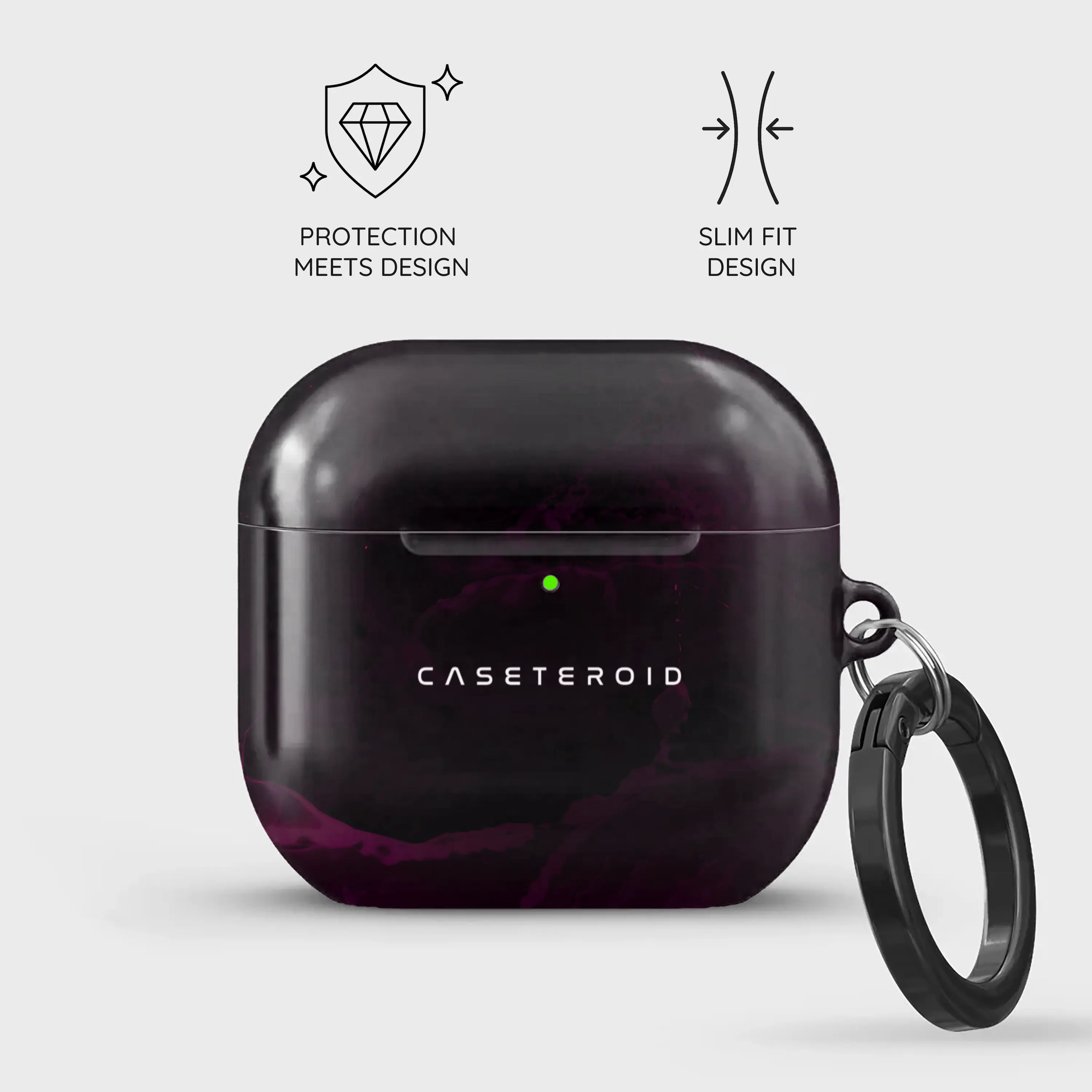 Purple Nebula Burst - AirPods 4 Case