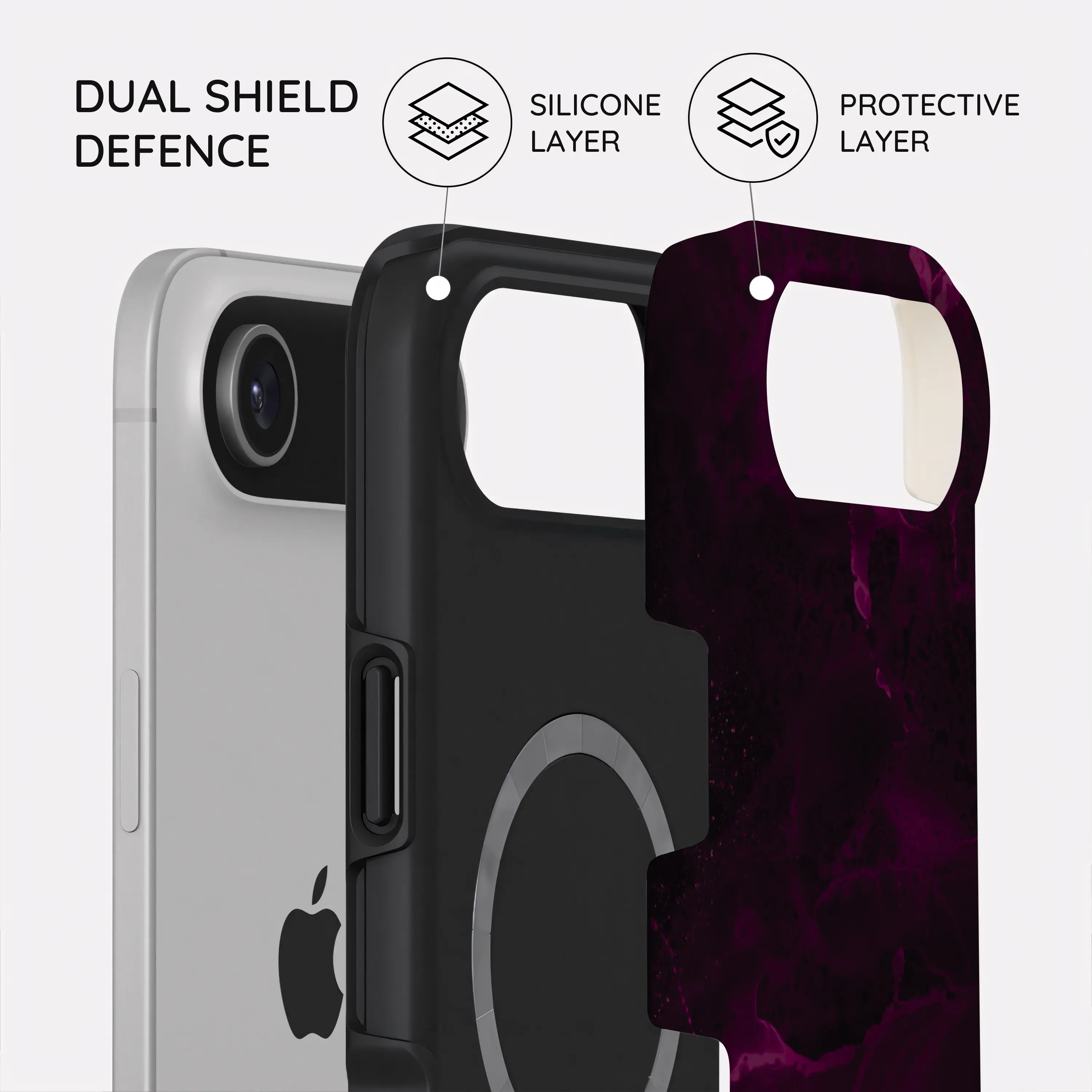 Purple Nebula Burst - iPhone 17 Air Case