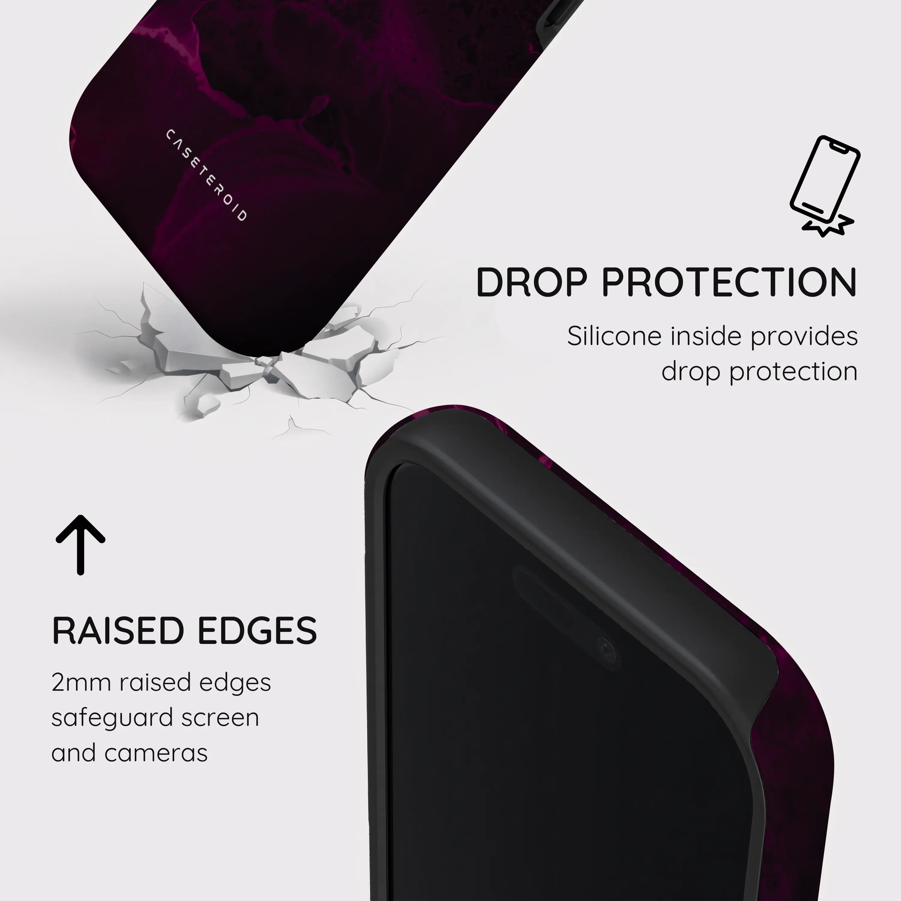Purple Nebula Burst - iPhone 17 Air Case