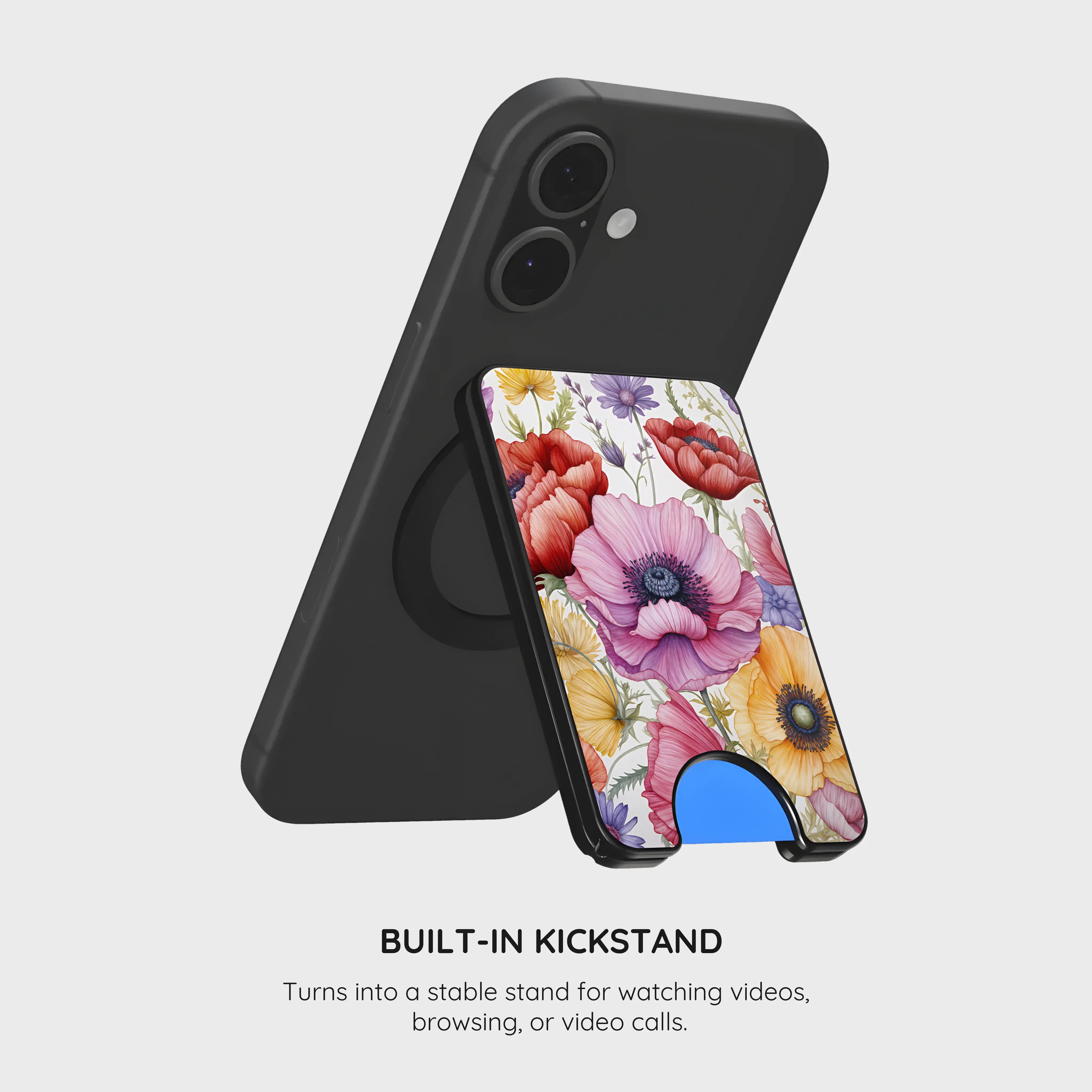 Radiant Bloom - Magnetic Wallet & Stand