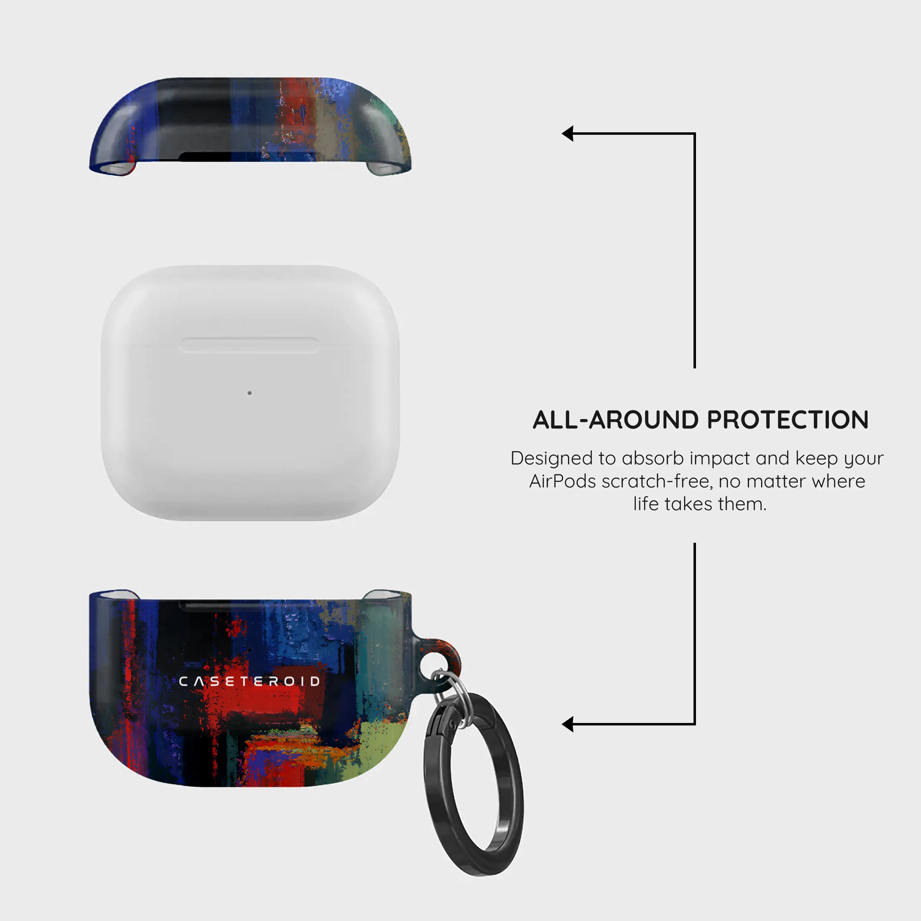 Rainbow Canvas - AirPods 3 Case