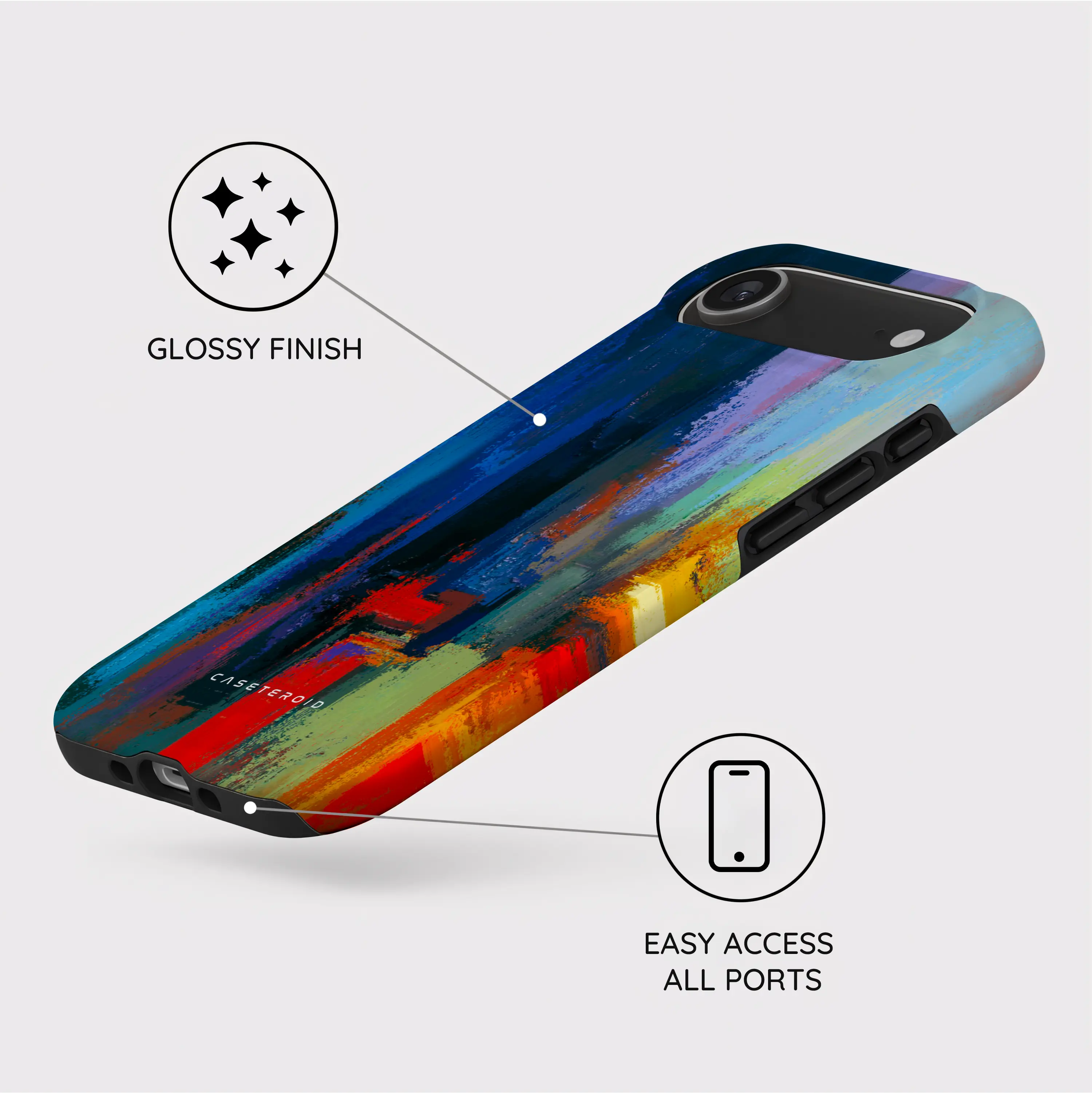 Rainbow Canvas - iPhone 17 Air Case