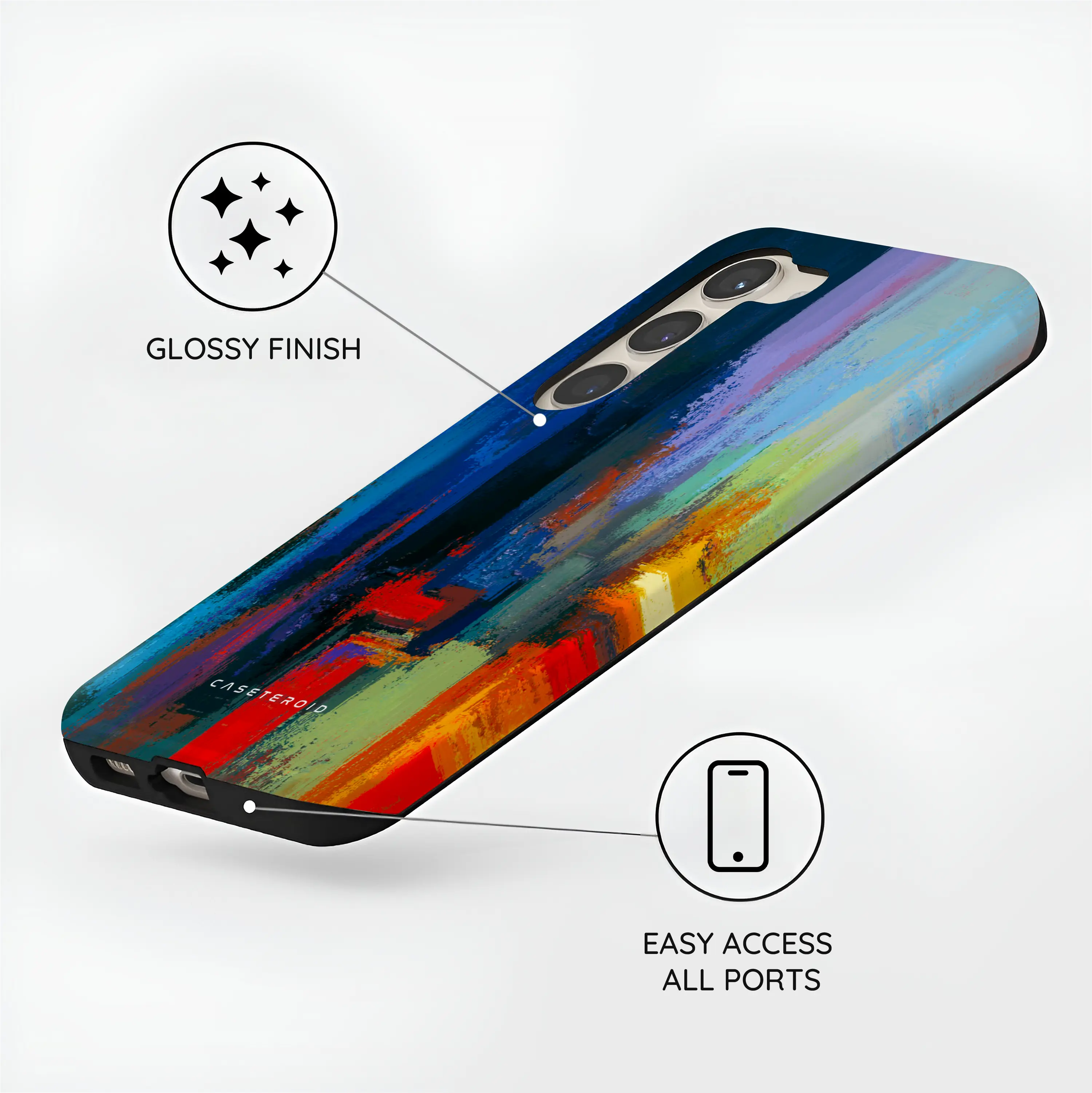 Rainbow Canvas - Samsung Galaxy S23 Plus Case