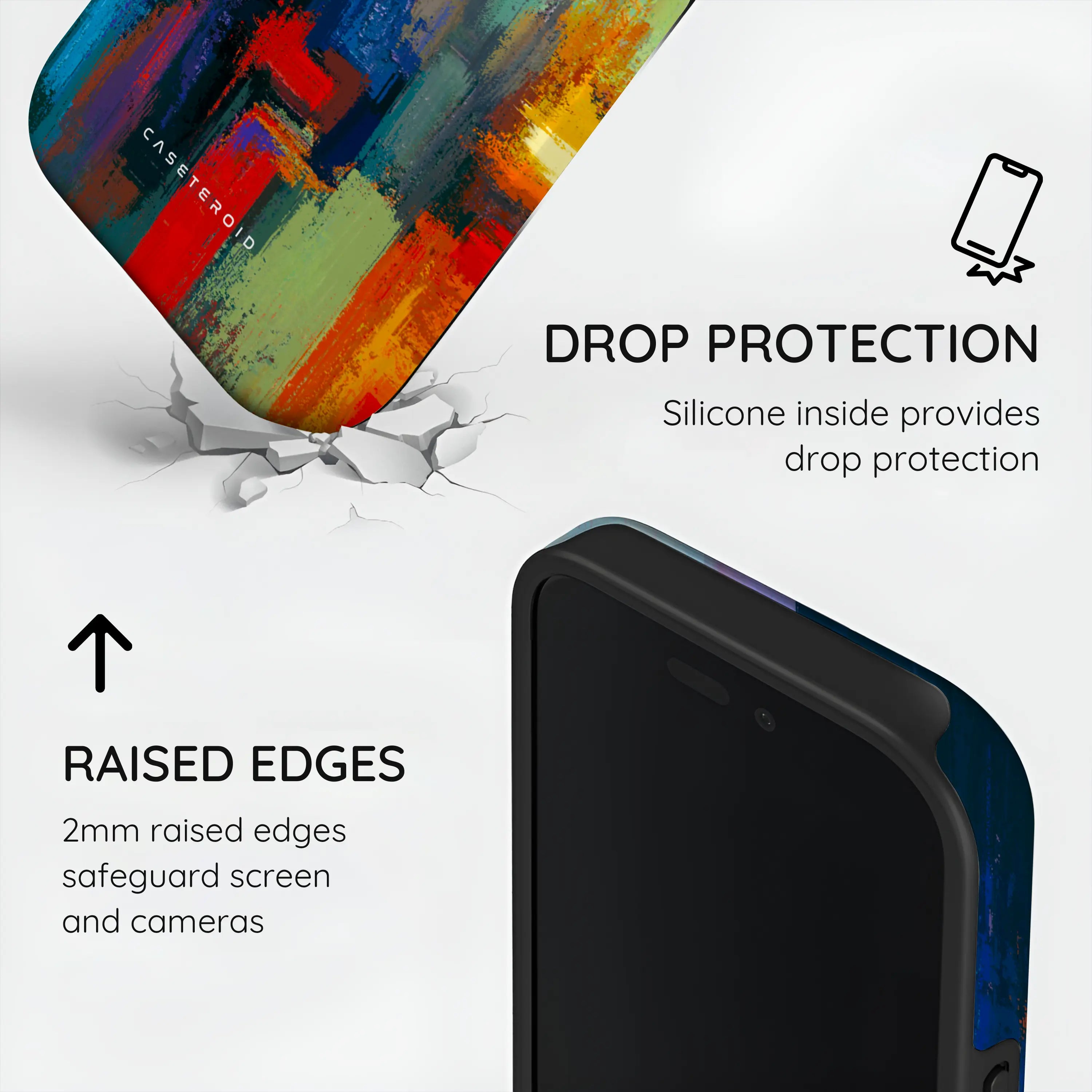 Rainbow Canvas - iPhone 16 Pro Max Case
