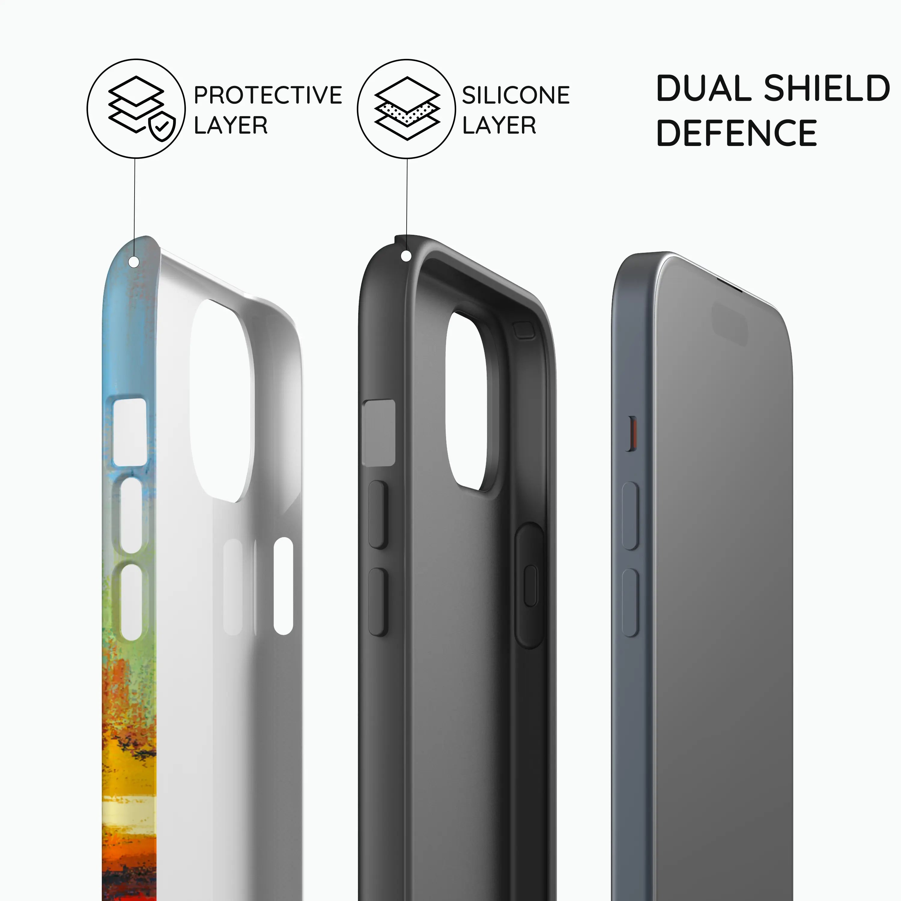 Rainbow Canvas - iPhone 15 Plus Case