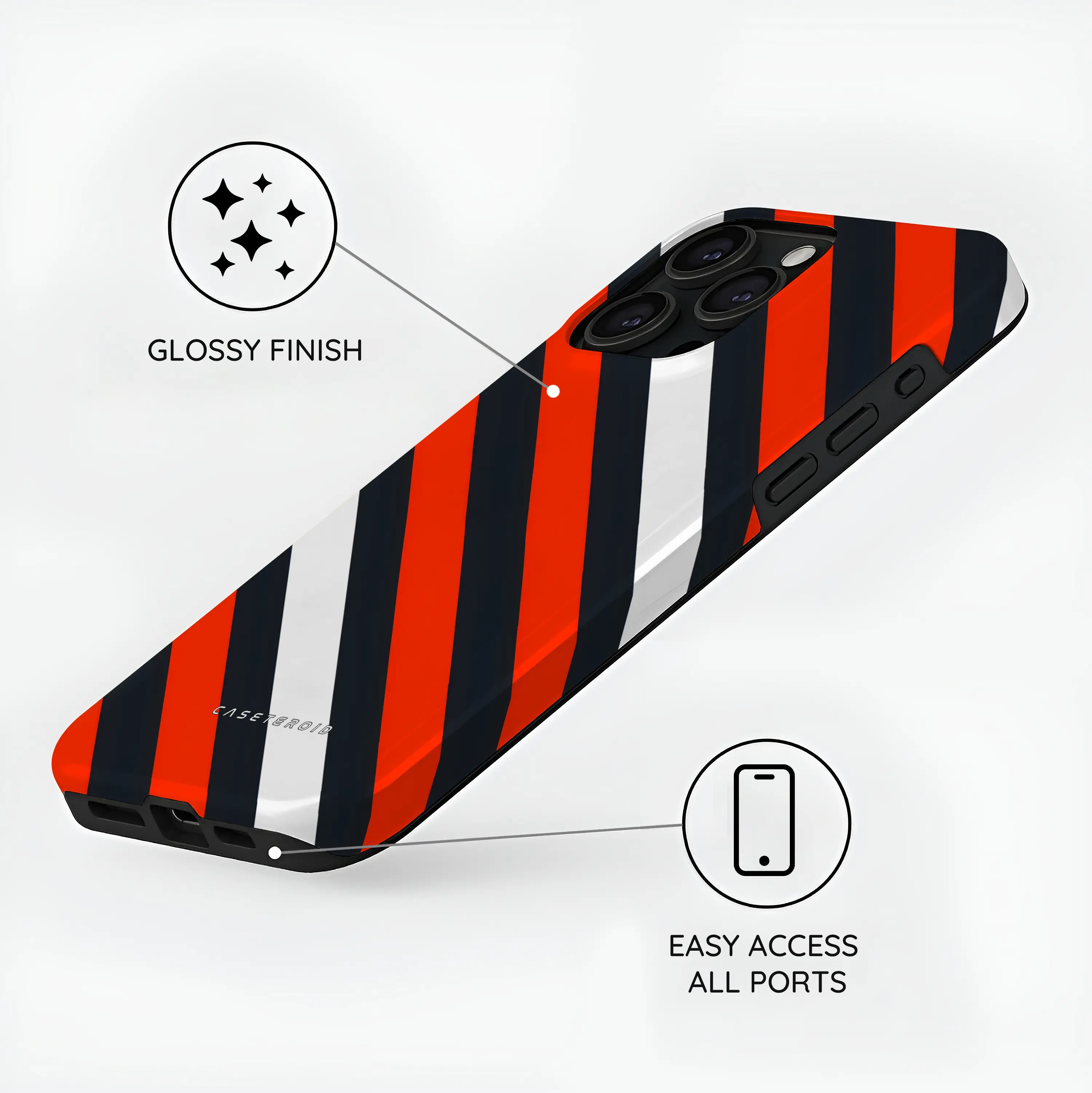 Redline - iPhone 15 Pro Case
