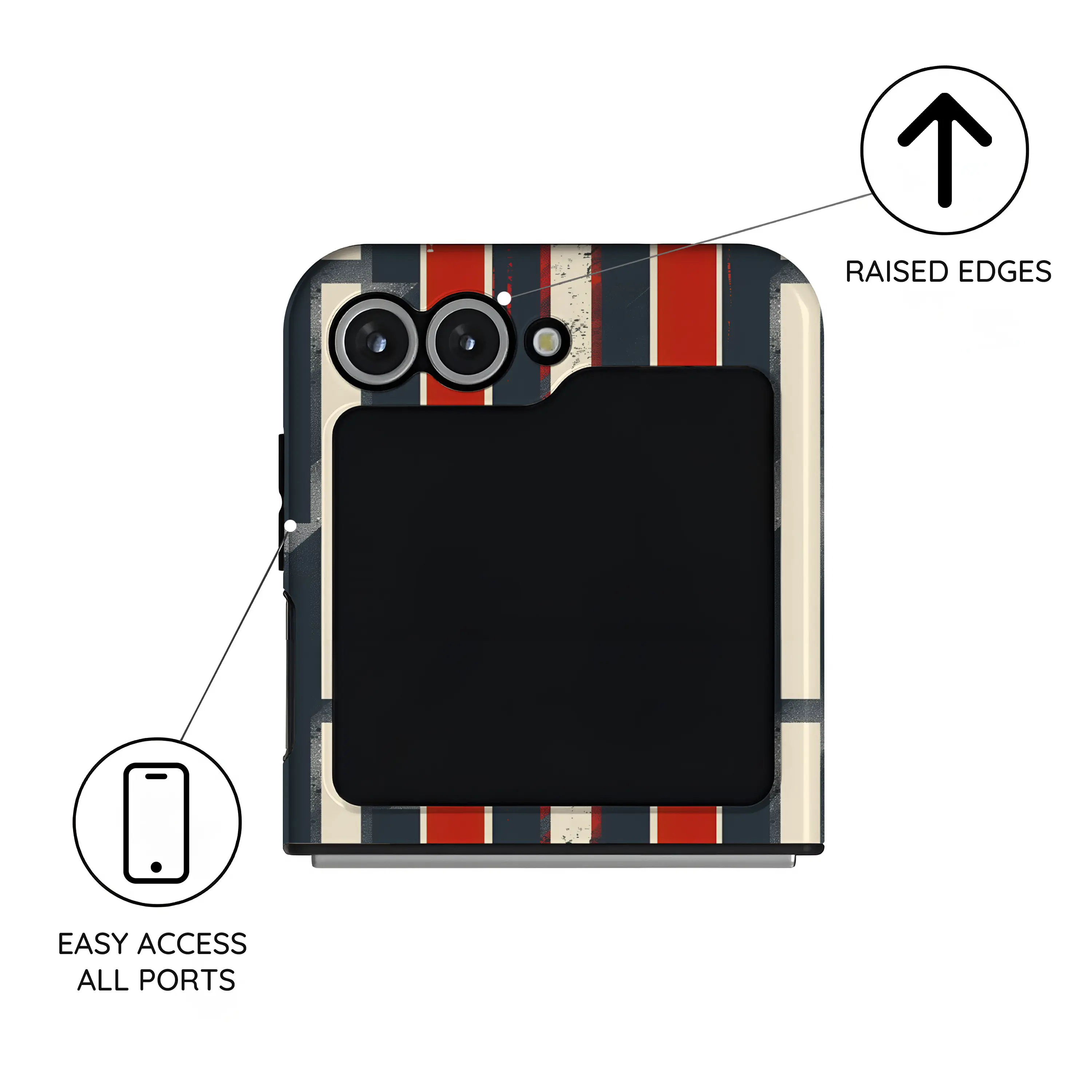 Retro Drive - Samsung Galaxy Z Flip 6 Case