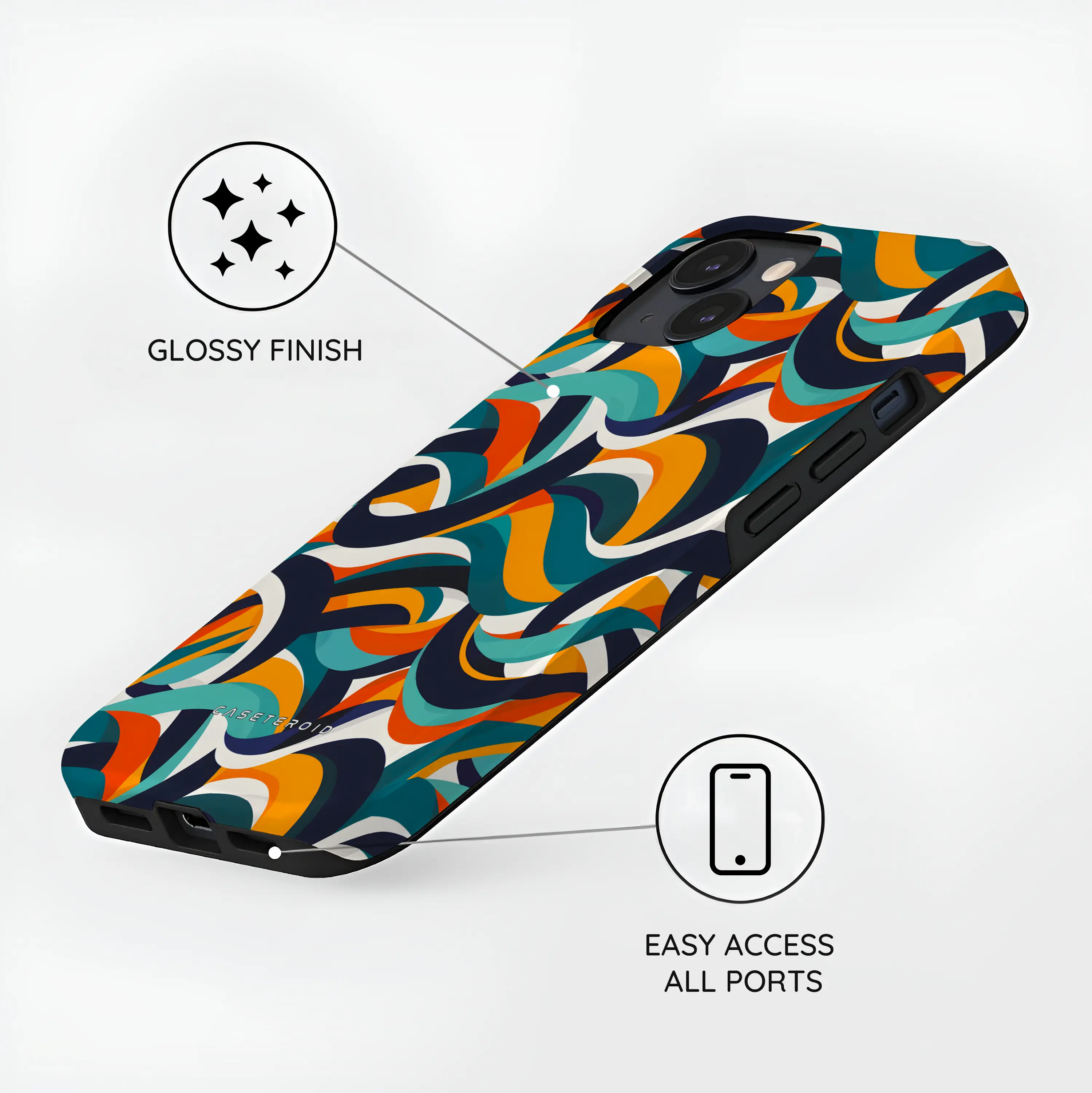 Ribbon Flow - iPhone 13 Case