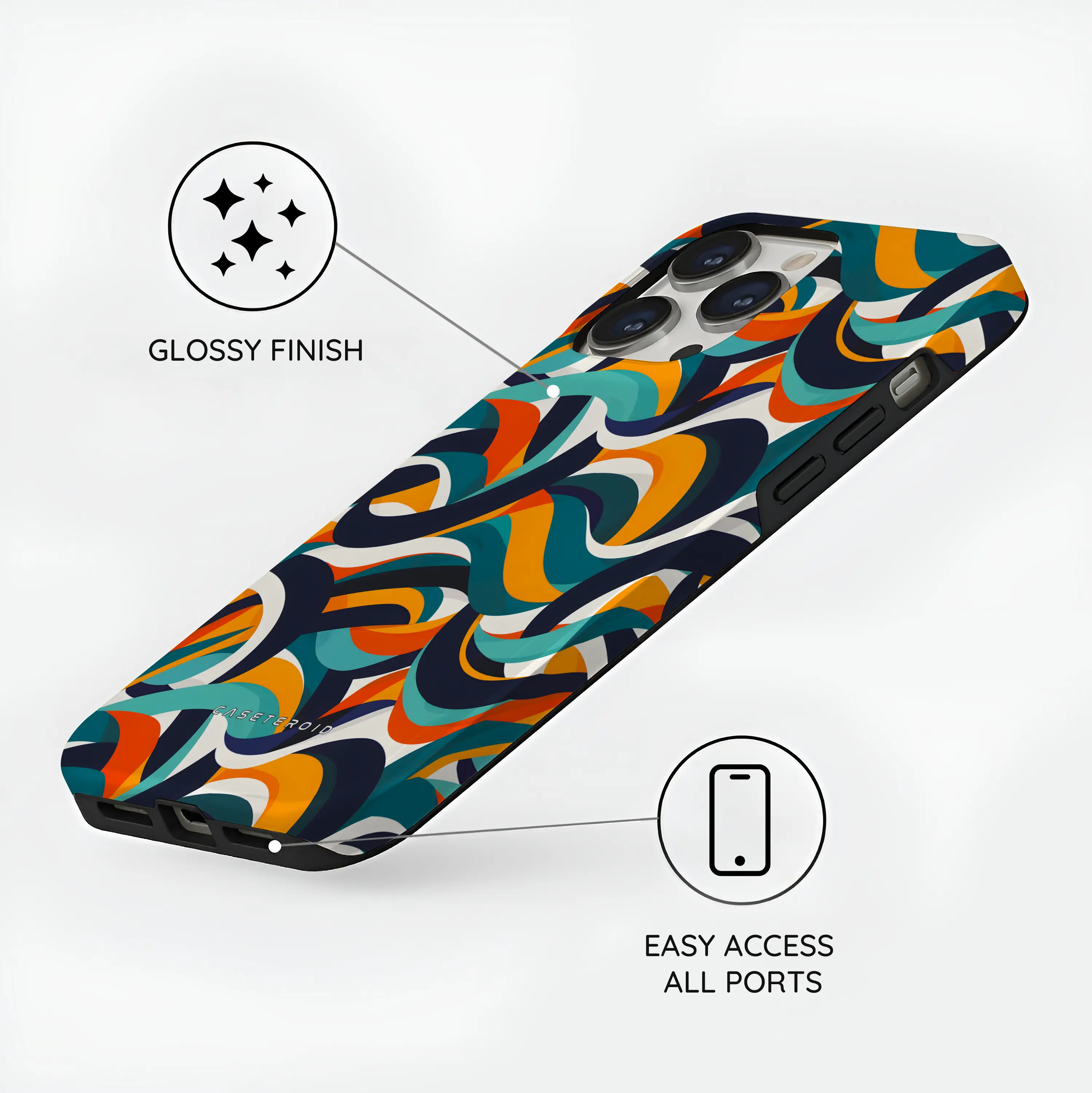 Ribbon Flow - iPhone 13 Pro Case