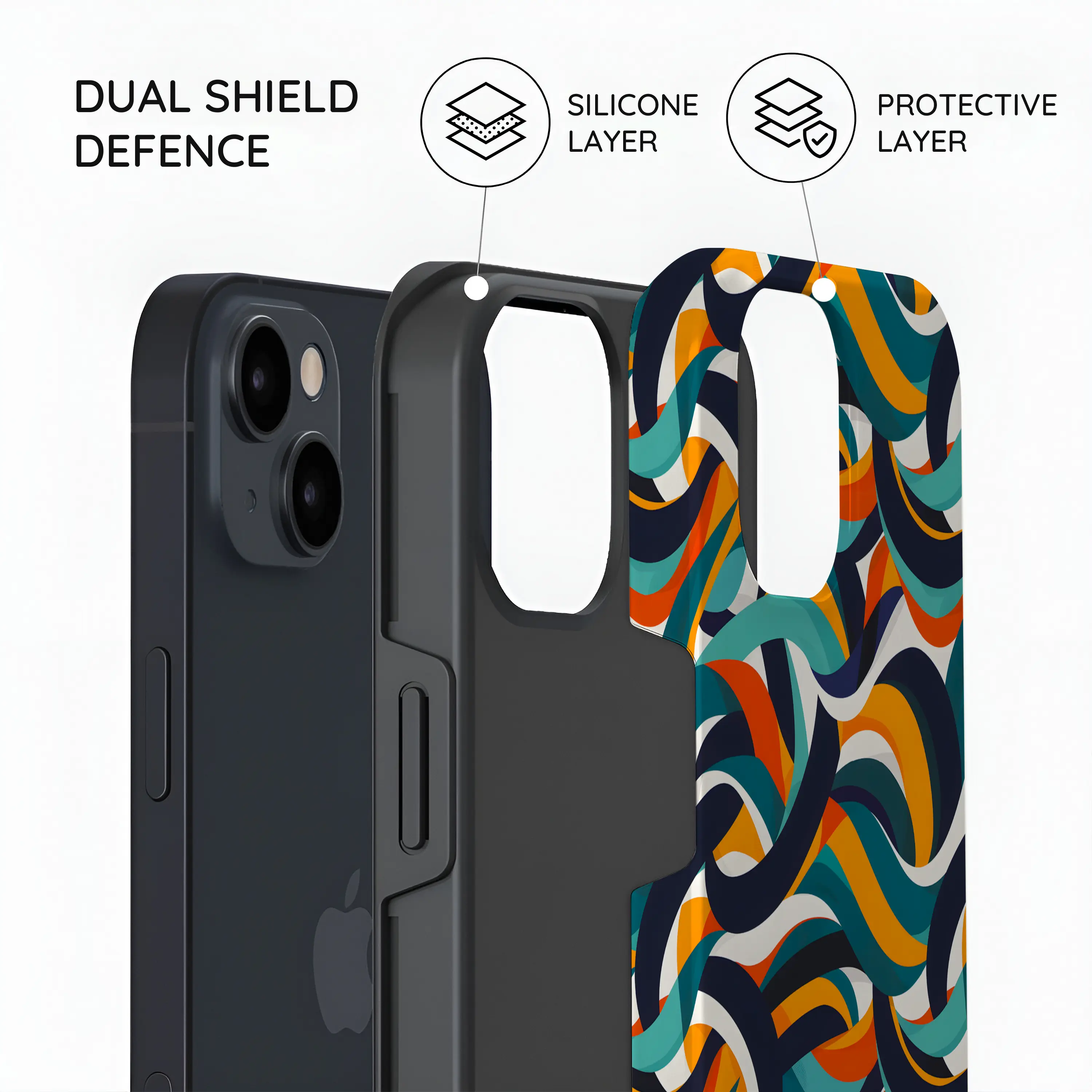 Ribbon Flow - iPhone 15 Case