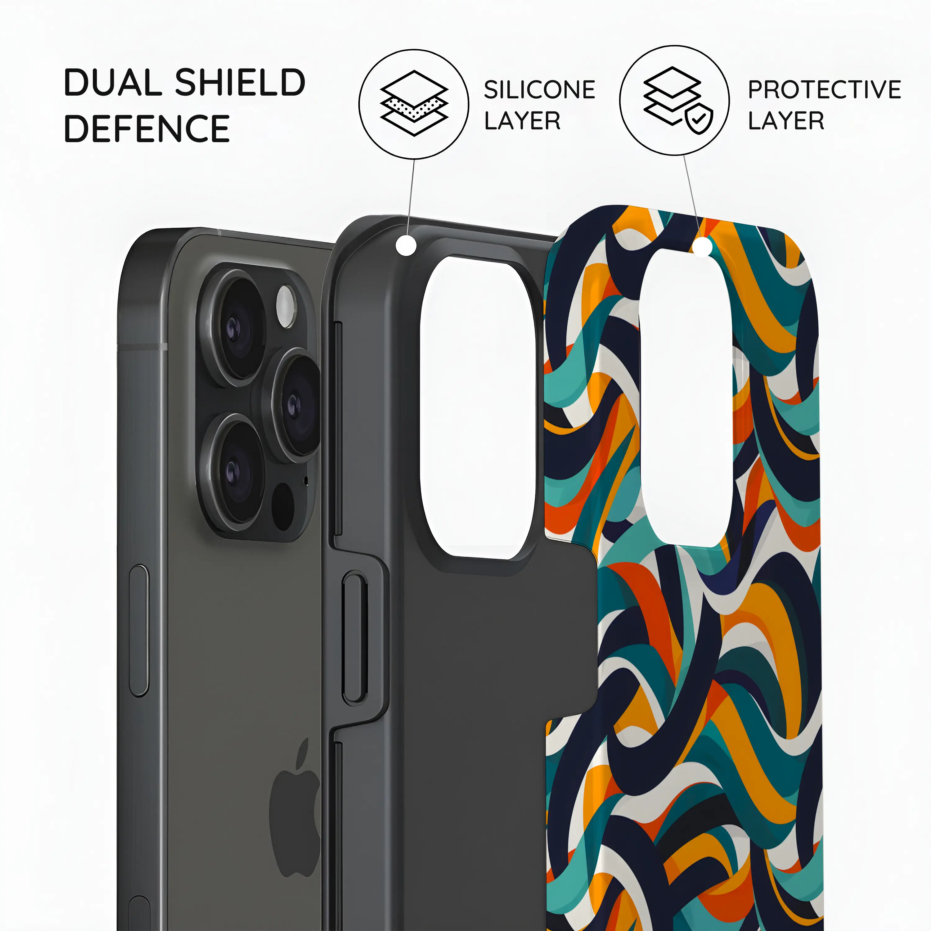 Ribbon Flow - iPhone 15 Pro Case