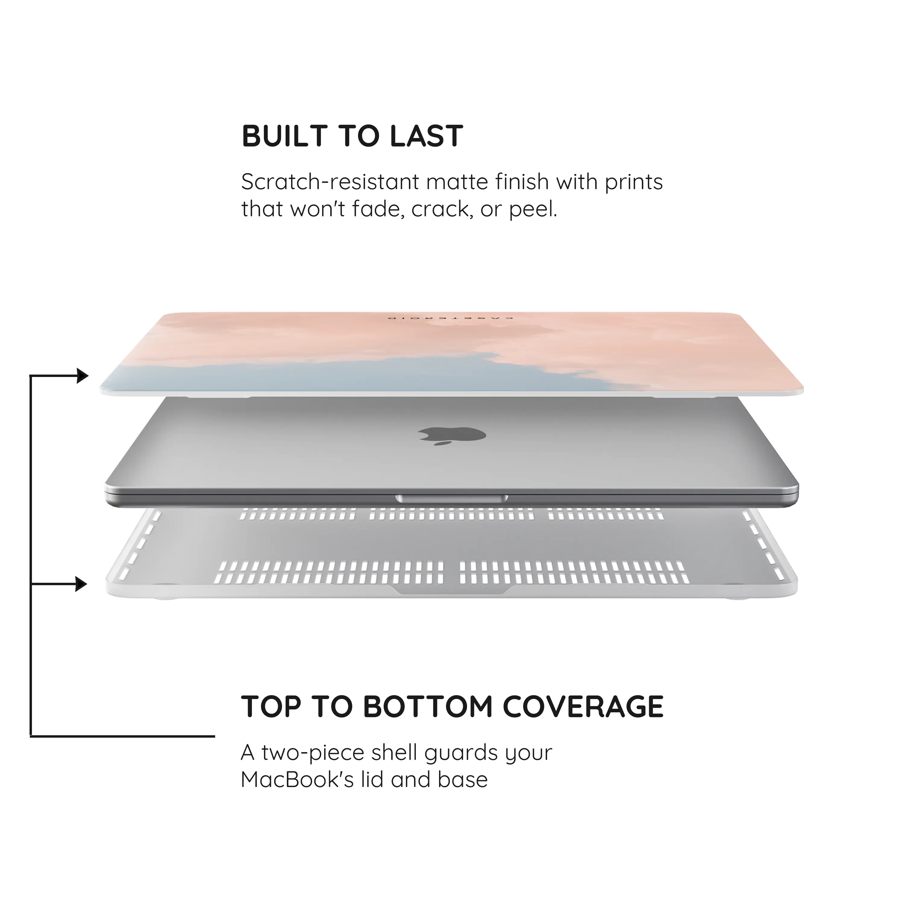 Roseate Skyline - MacBook Air Case