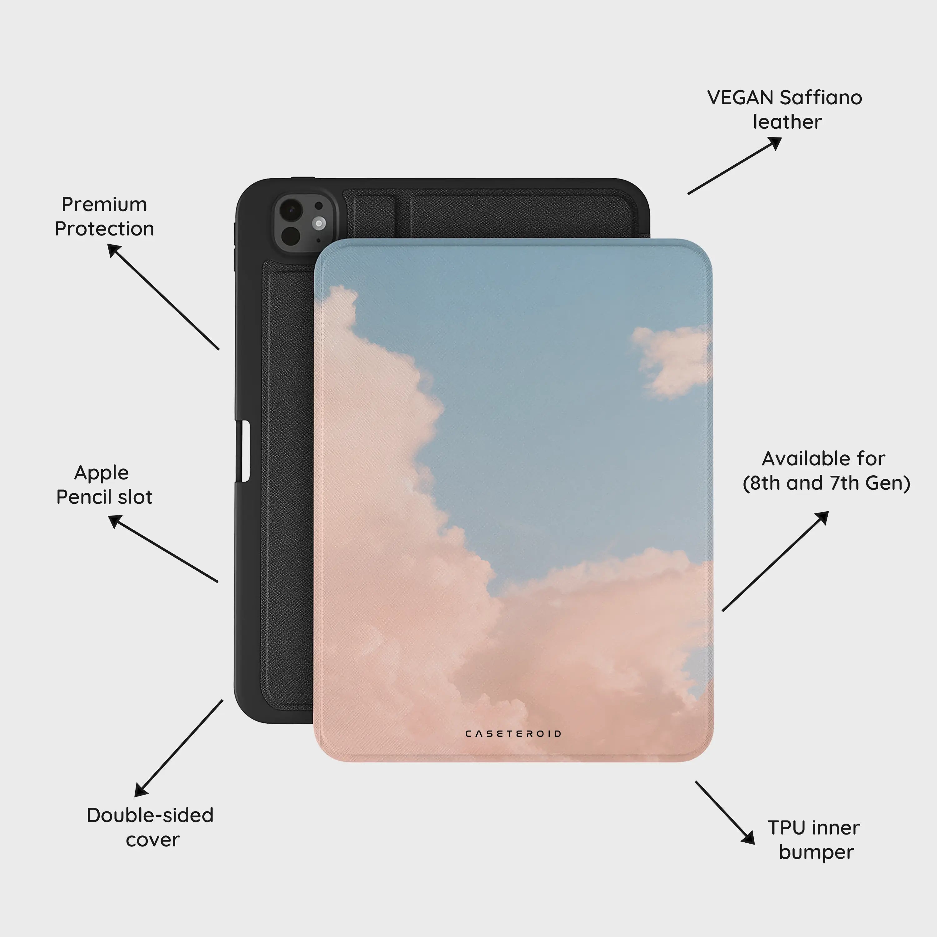 Roseate Skyline - iPad Pro 11 (8th/7th Gen) Case