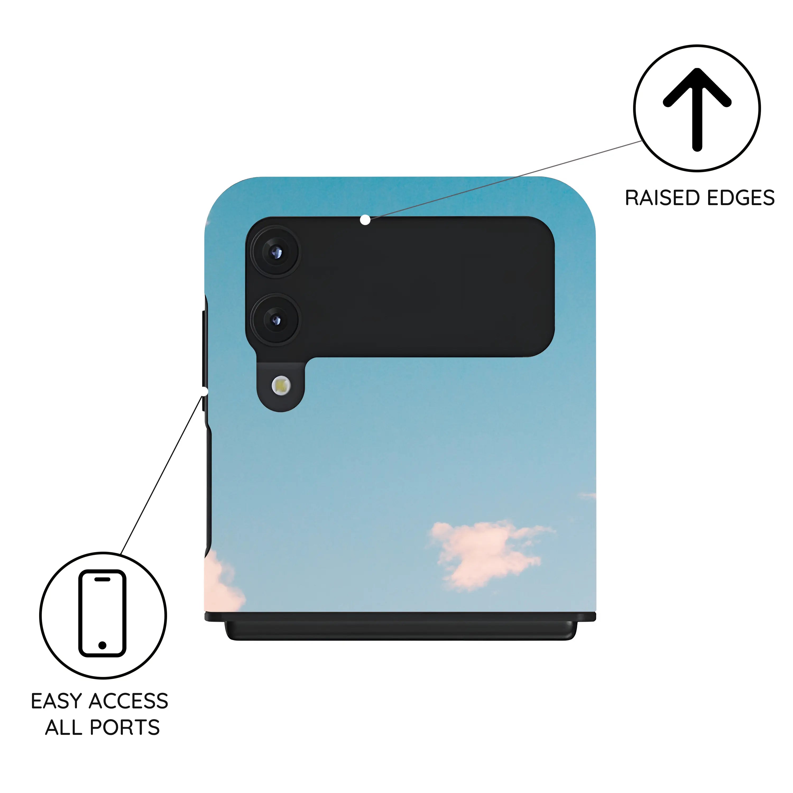 Roseate Skyline - Samsung Galaxy Z Flip 4 Case