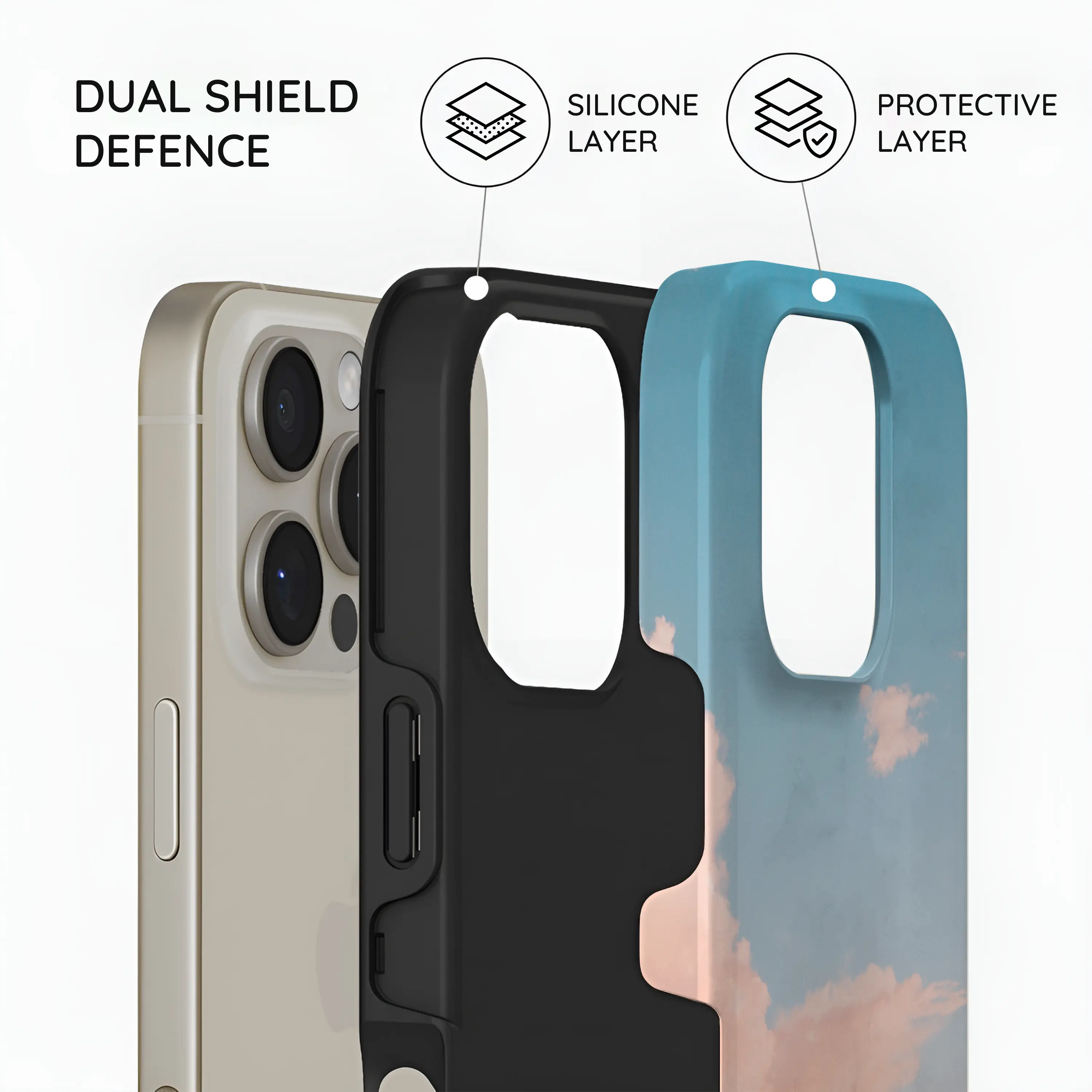 Roseate Skyline - iPhone 16 Pro Max Case