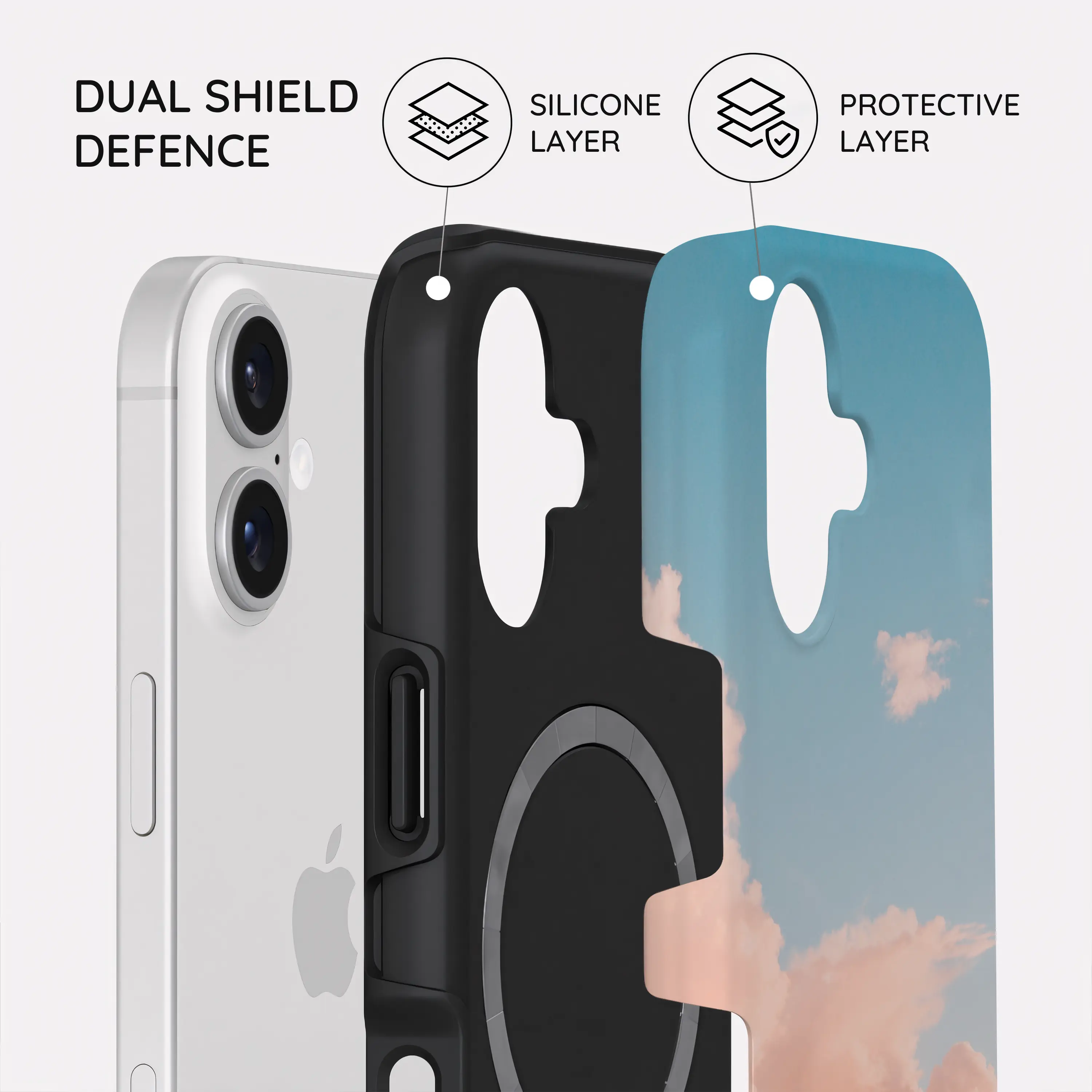 Roseate Skyline - iPhone 17 Case
