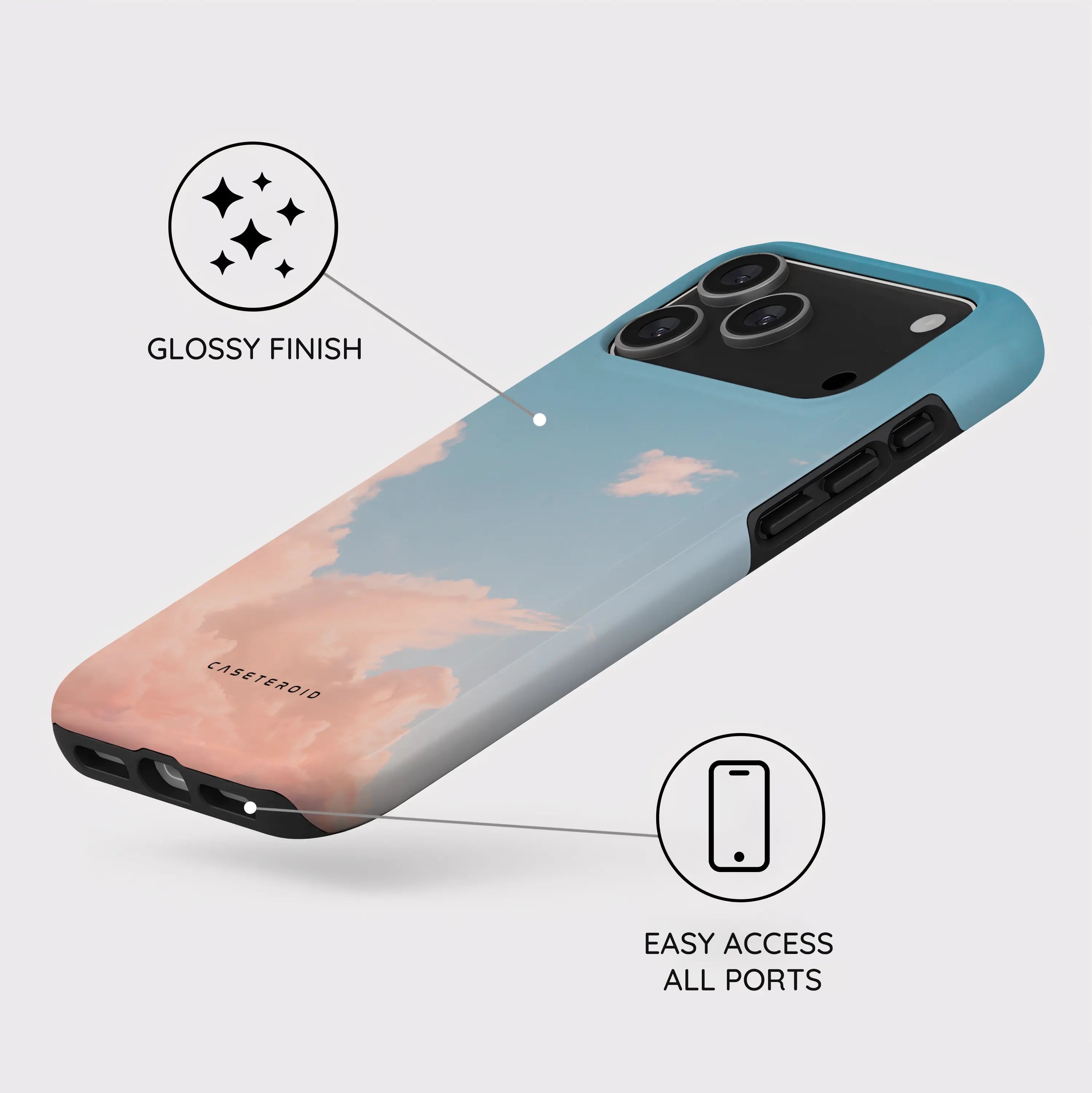 Roseate Skyline - iPhone 17 Pro Max Case