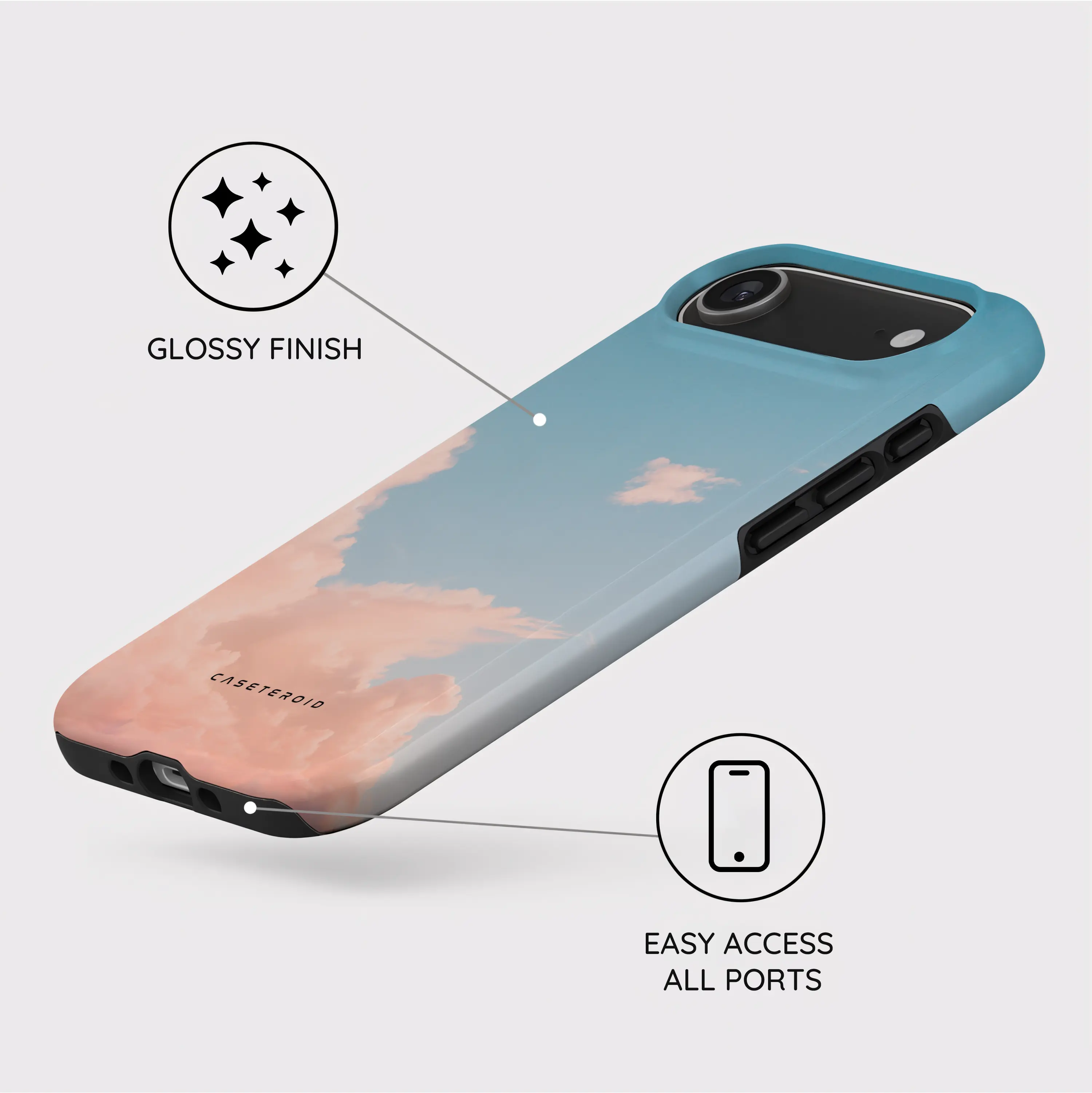 Roseate Skyline - iPhone 17 Air Case