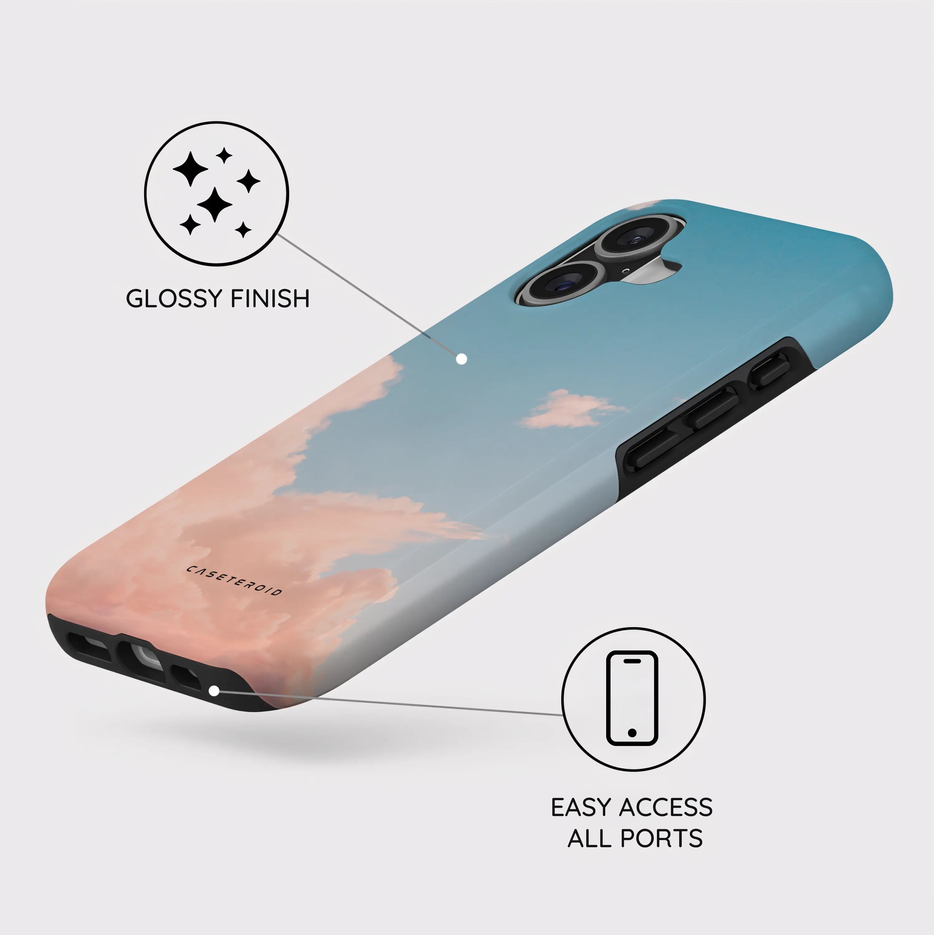 Roseate Skyline - iPhone 17 Case