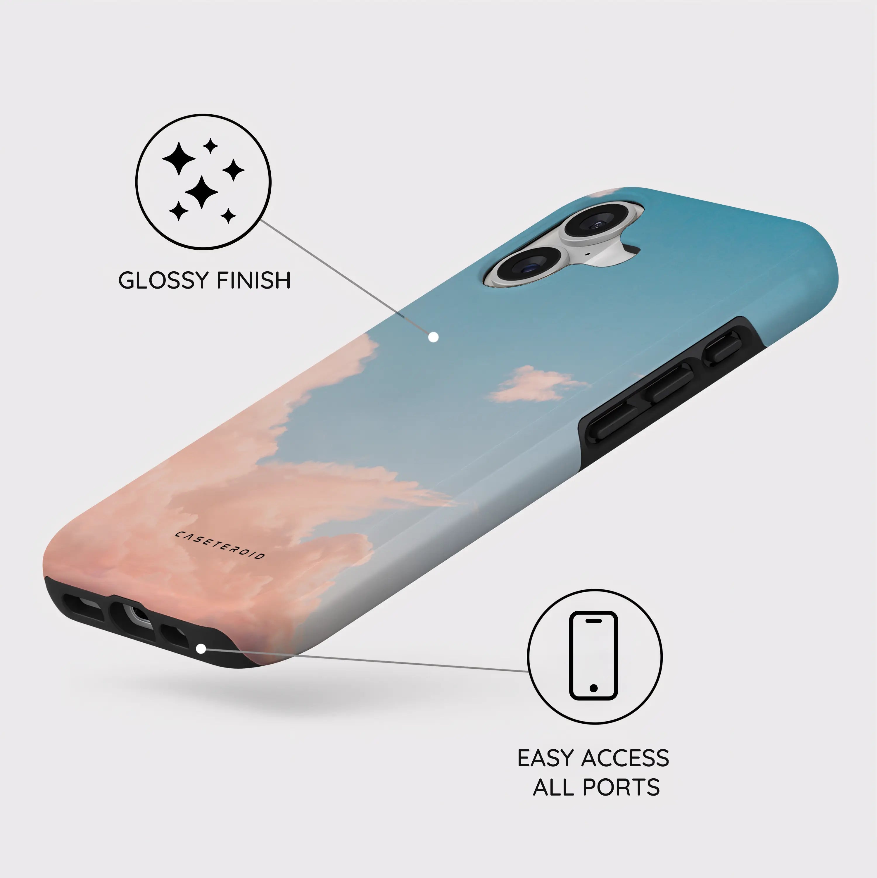 Roseate Skyline - iPhone 17 Case