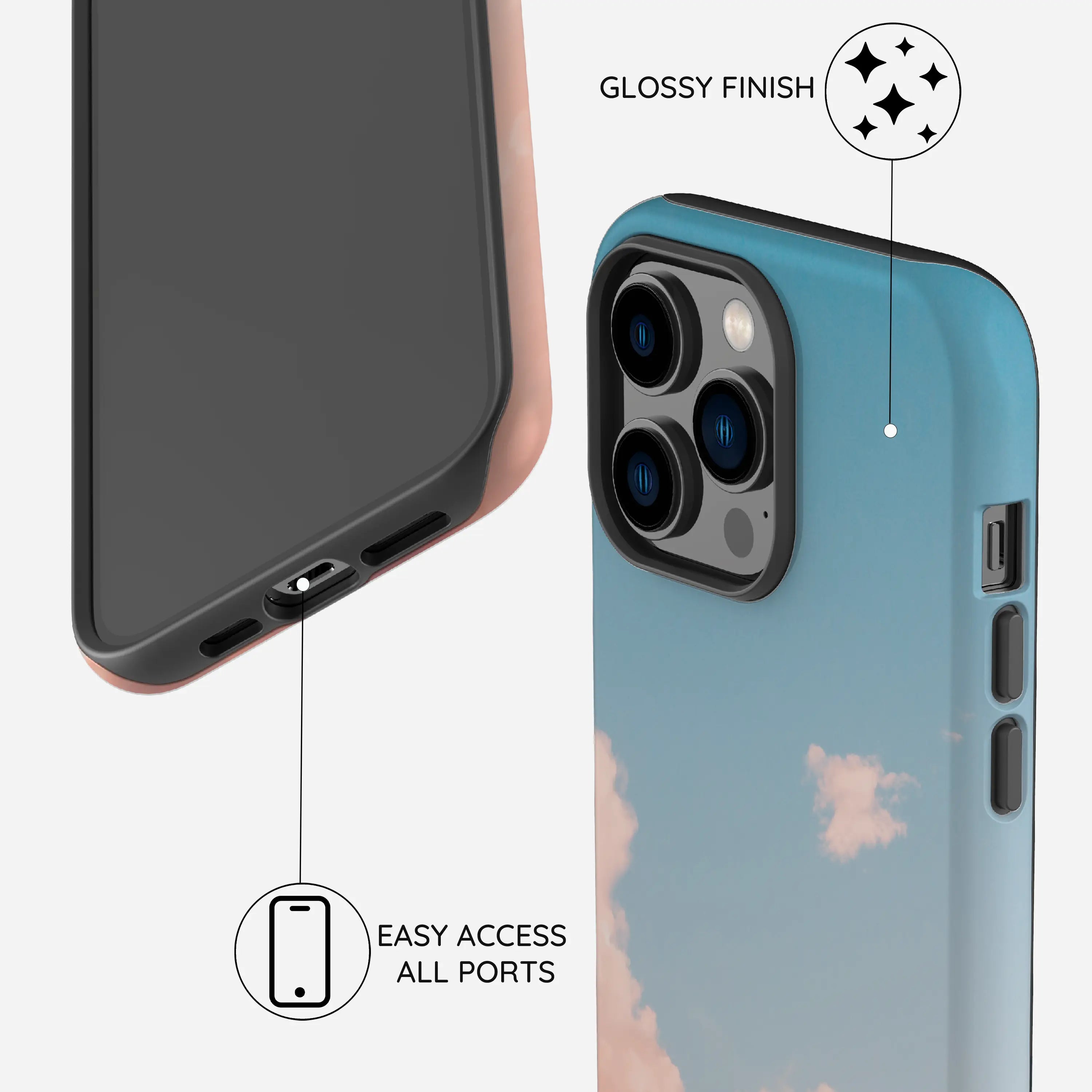 Roseate Skyline - iPhone 14 Pro Max Case
