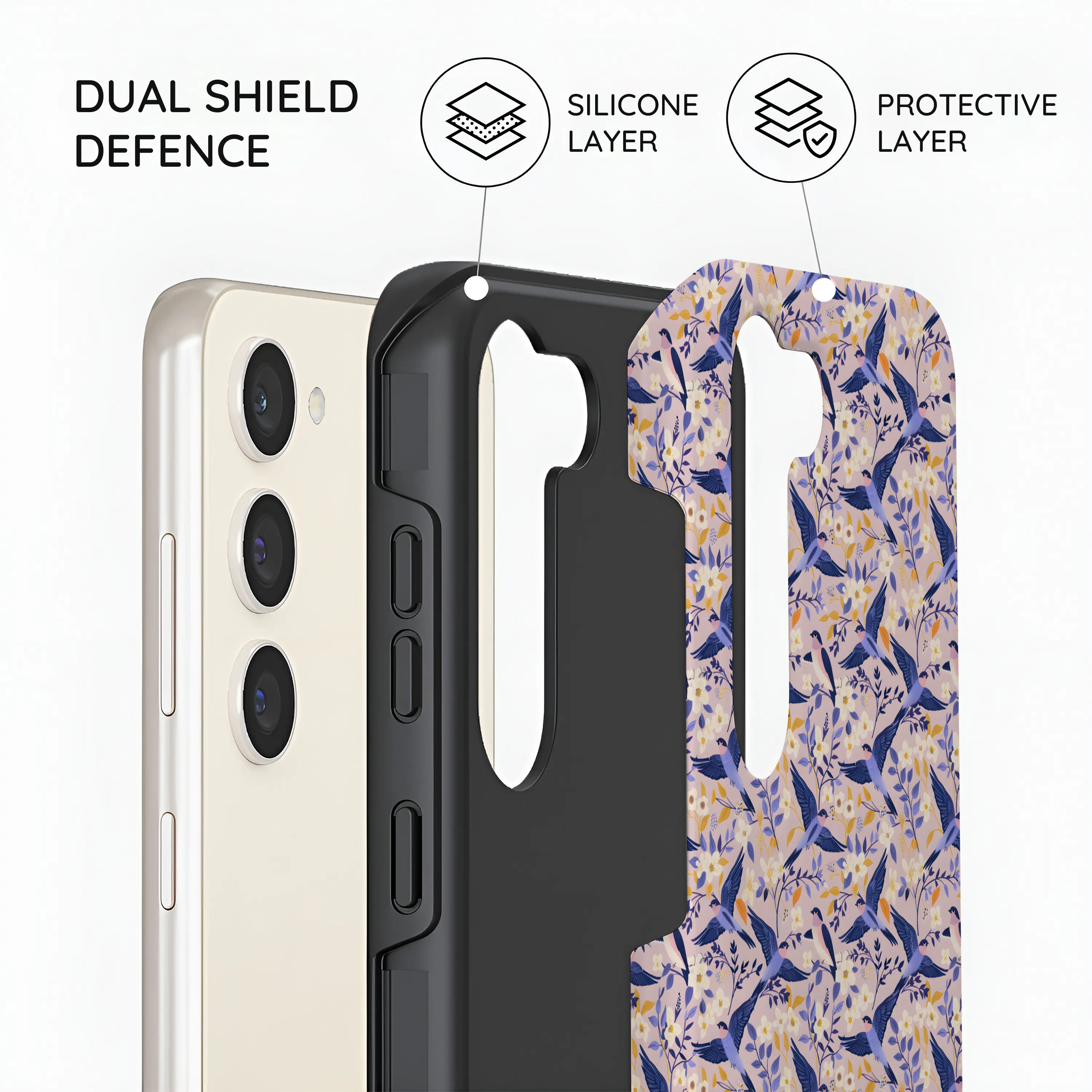 Indigo Serenade - Samsung Galaxy S23 Plus Case